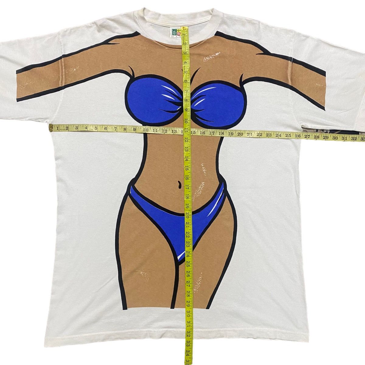 Vintage Vintage Bikini Shirt Overprint Size US XL / EU 56 / 4 - 9 Thumbnail