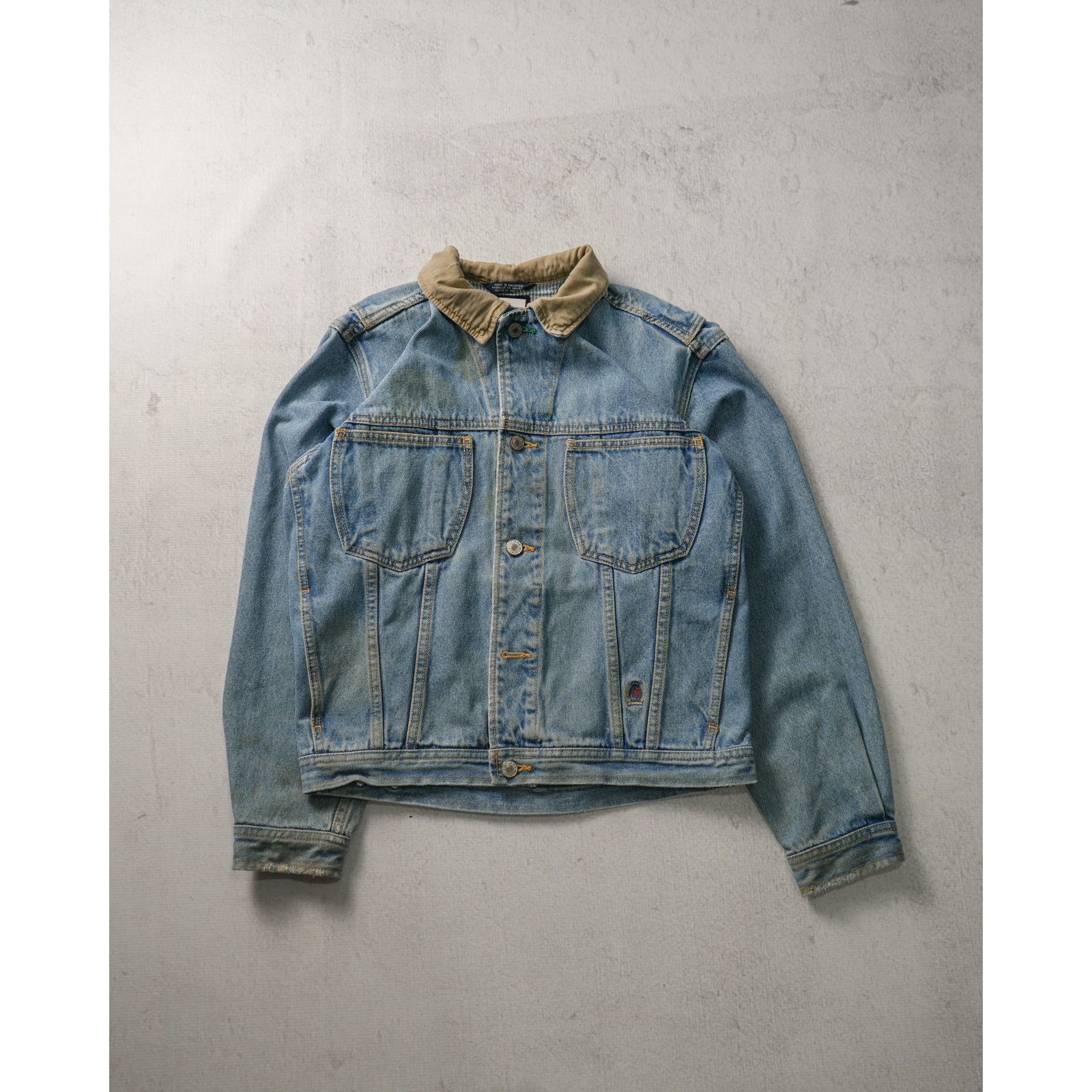 Tommy Hilfiger Vintage 90s Tommy Hilfiger Denim Jacket - Women's Large Size L / US 10 / IT 46 - 1 Thumbnail