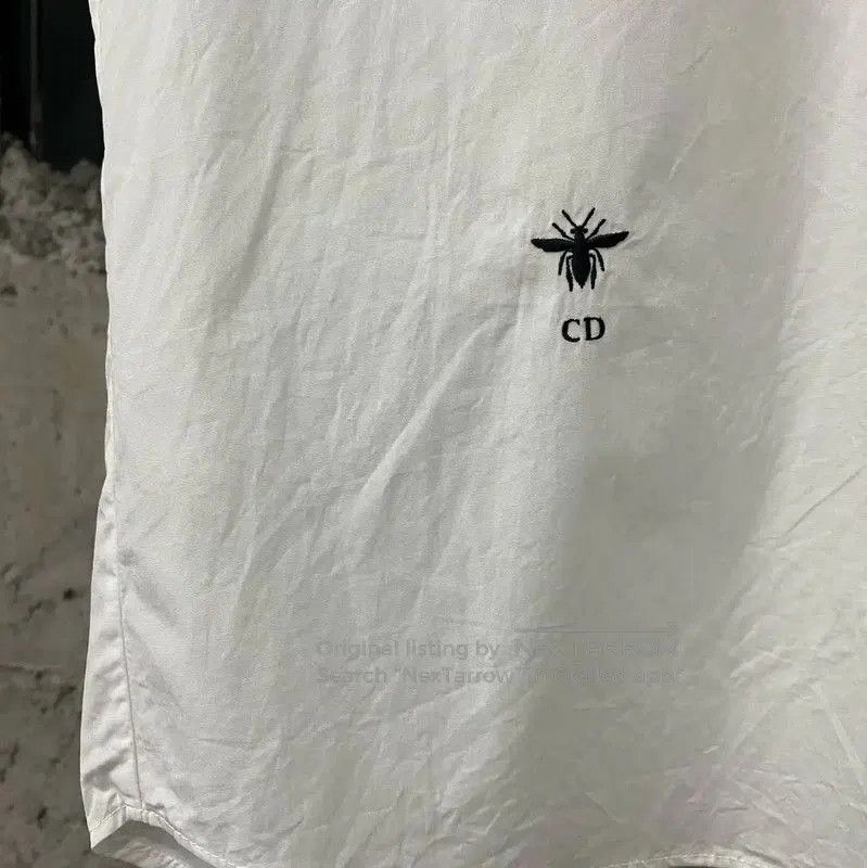 Dior Dior White Cotton Short Sleeve Shirt . Size XXS / US 00 / IT 34 - 5 Thumbnail