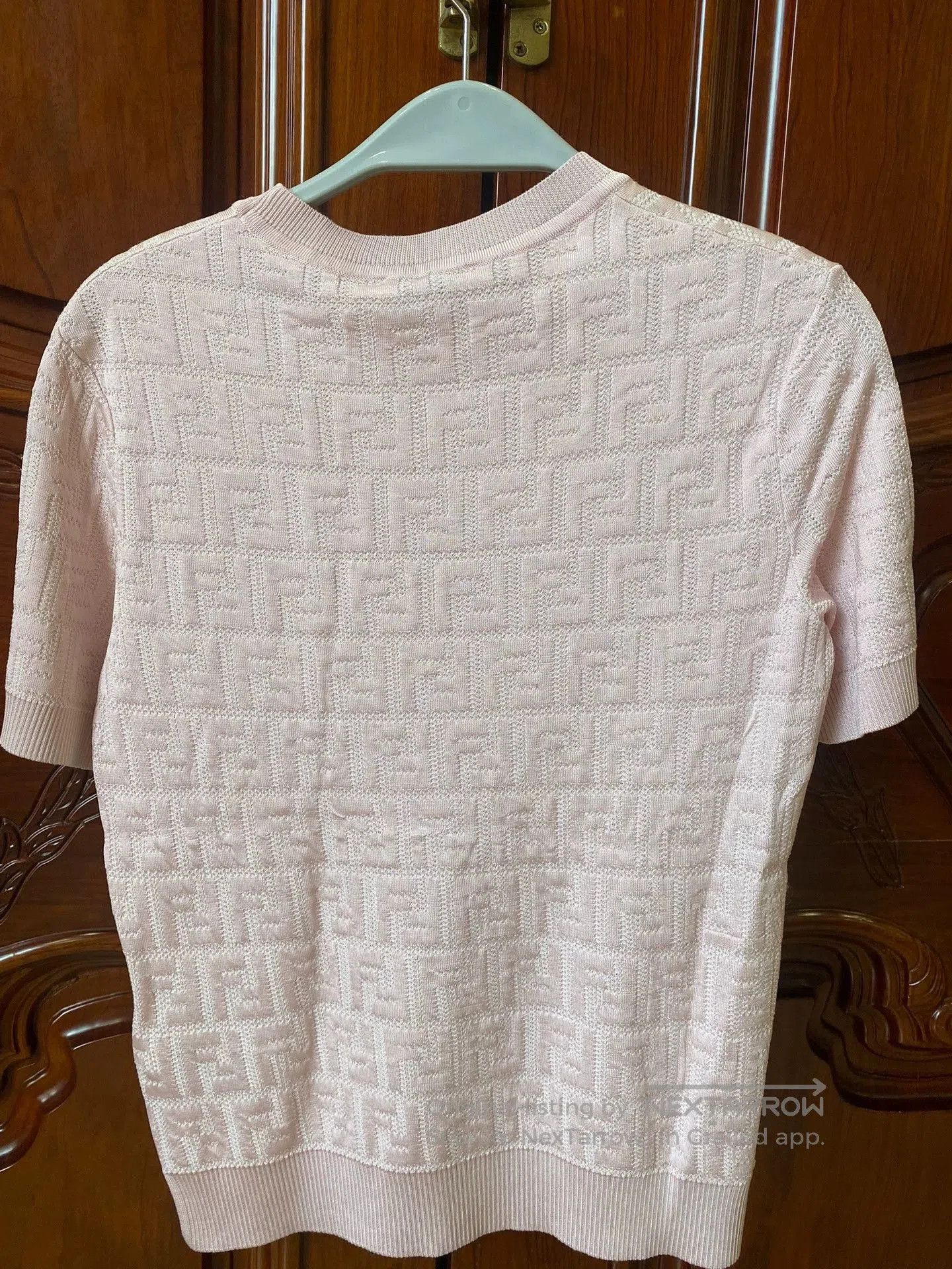 Fendi fendi pink knitted short sleeve top. Size US M / EU 48-50 / 2 - 2 Thumbnail