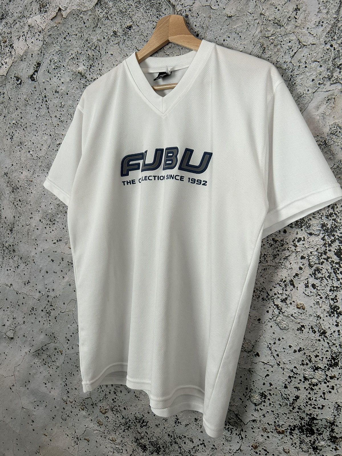 Fubu Vintage Fubu Spellout Jersey Rap USA Hype Streetwear Baggy Size US L / EU 52-54 / 3 - 2 Thumbnail