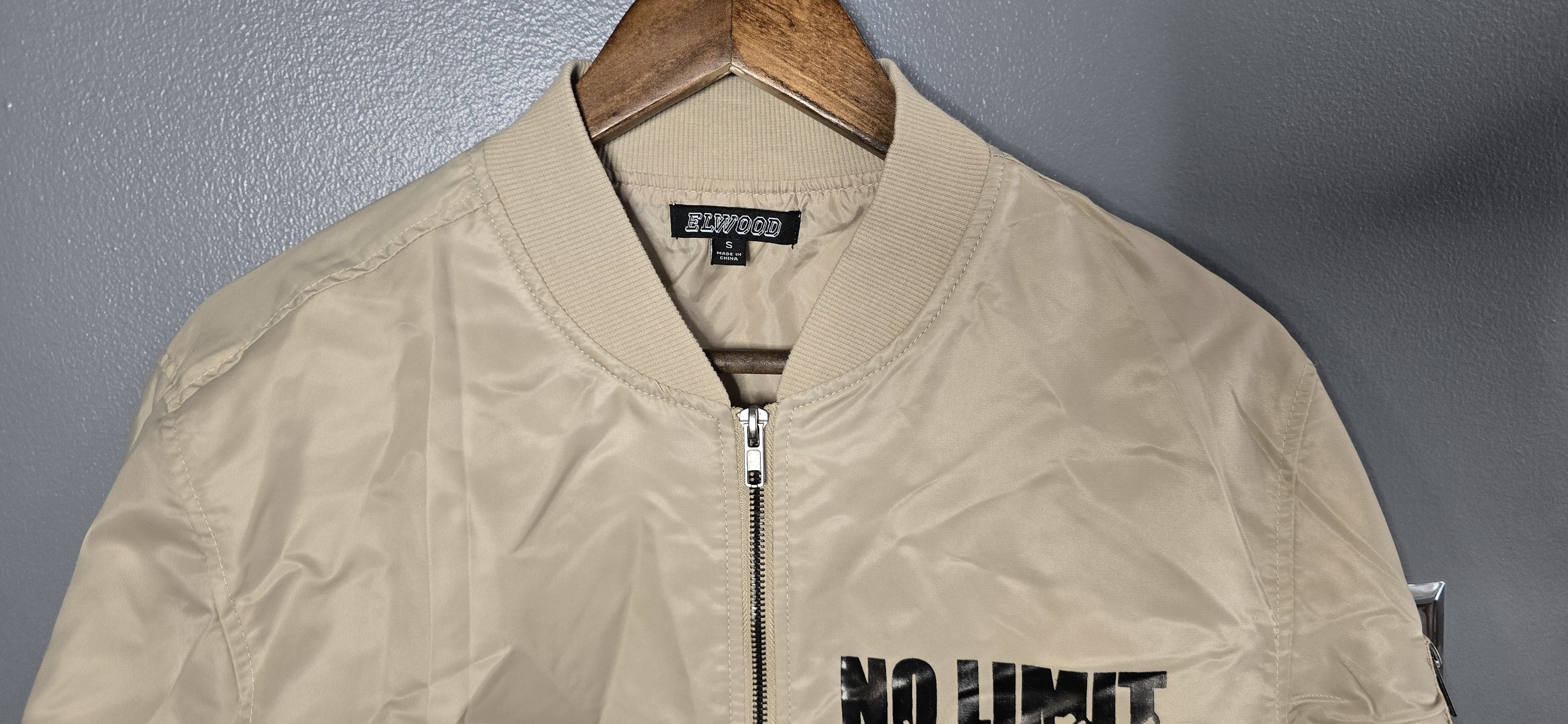 Elwood No Limit Records Jacket tan small vintage Size US S / EU 44-46 / 1 - 3 Thumbnail