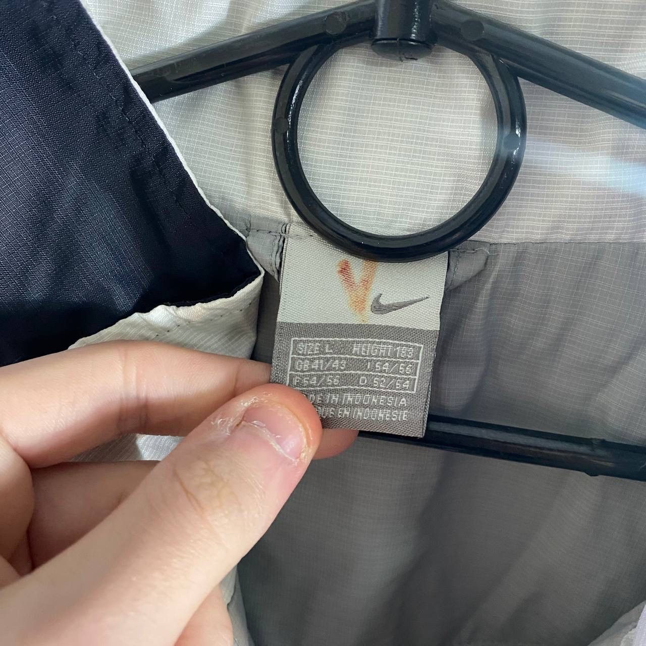 Nike Vintage Nike Track Jacket Striped Mini Swoosh 00s Y2K Size US L / EU 52-54 / 3 - 4 Thumbnail