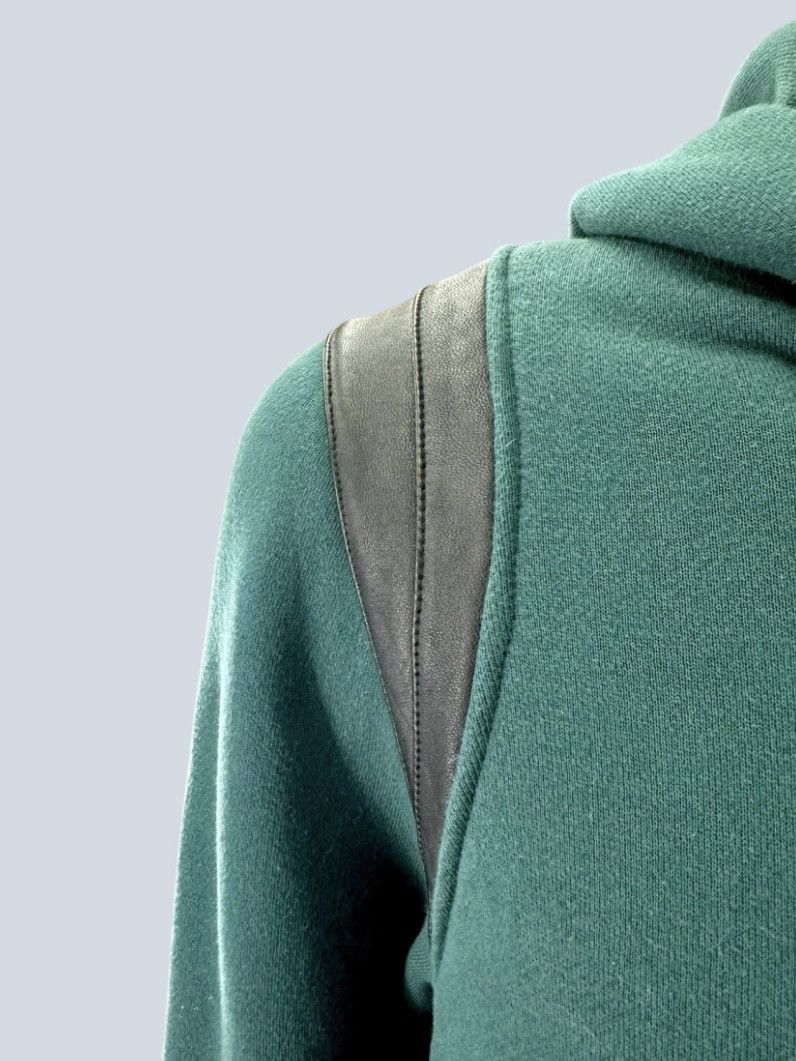 Amiri Amiri sweatshirt with hood and leather inserts, XS. Size US XS / EU 42 / 0 - 4 Thumbnail