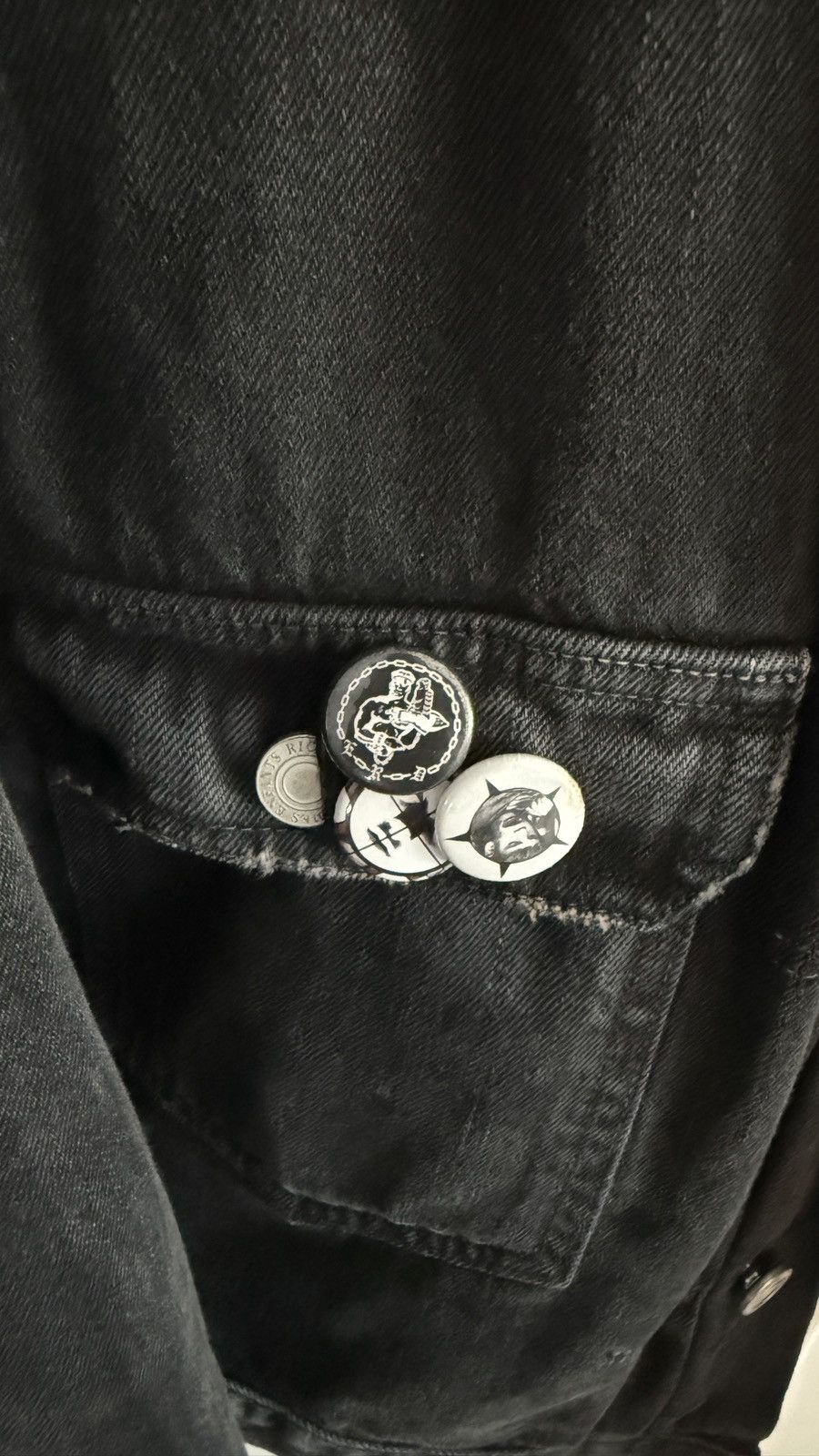 Enfants Riches Deprimes ERD Type VII Jacket Pin Assemblage “Charcoal” Size US XXL / EU 58 / 5 - 4 Thumbnail