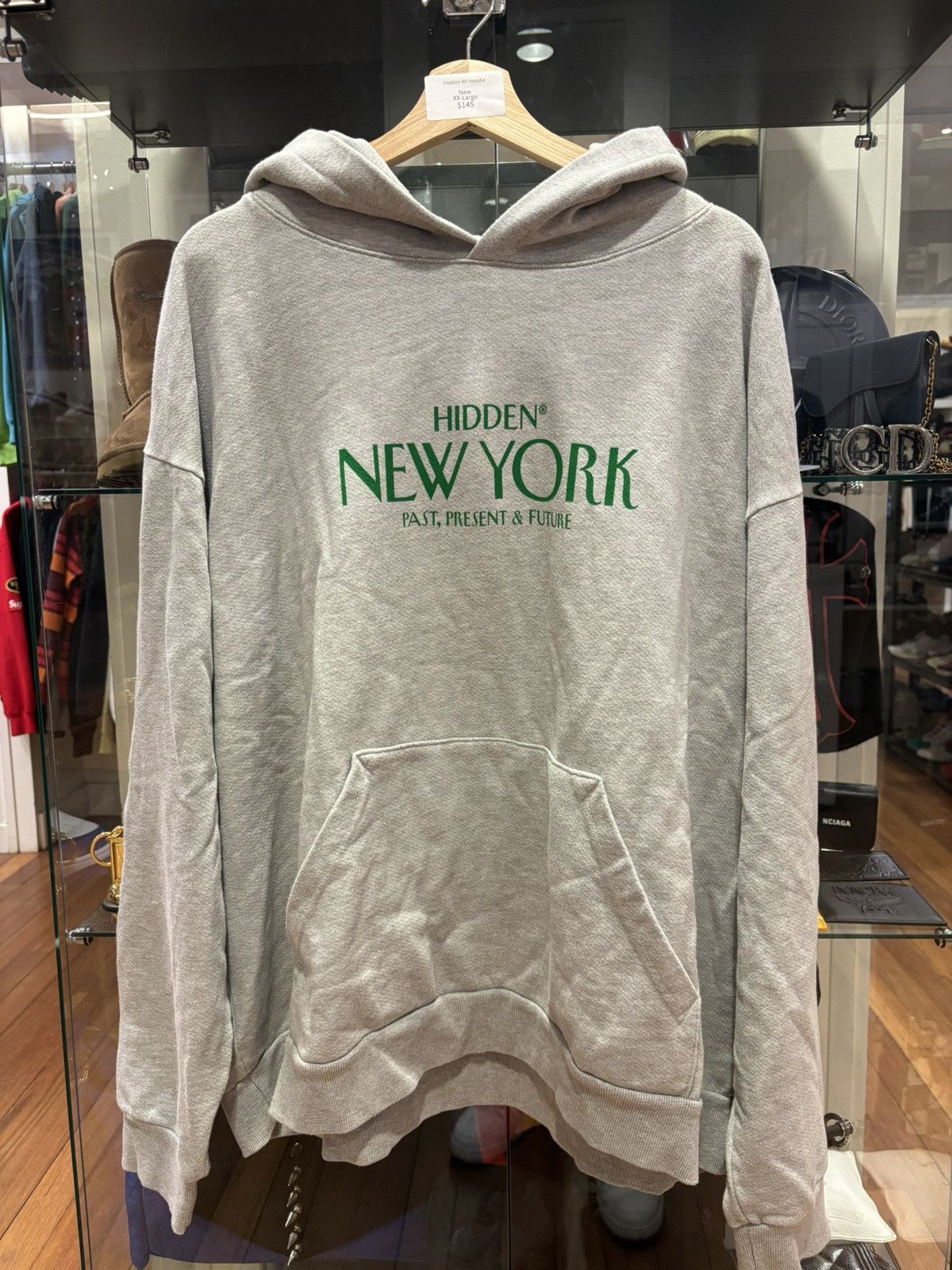 HIDDEN Hidden NY Hooded Sweatshirt Size US XXL / EU 58 / 5 - 1 Thumbnail