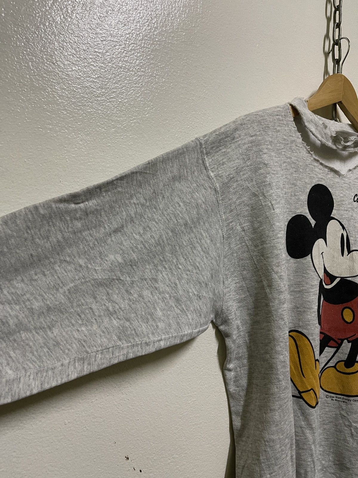 Disney × Mickey Mouse × Vintage Vintage Mickey Mouse Disney Distressed Sweatshirt Size US L / EU 52-54 / 3 - 2 Thumbnail
