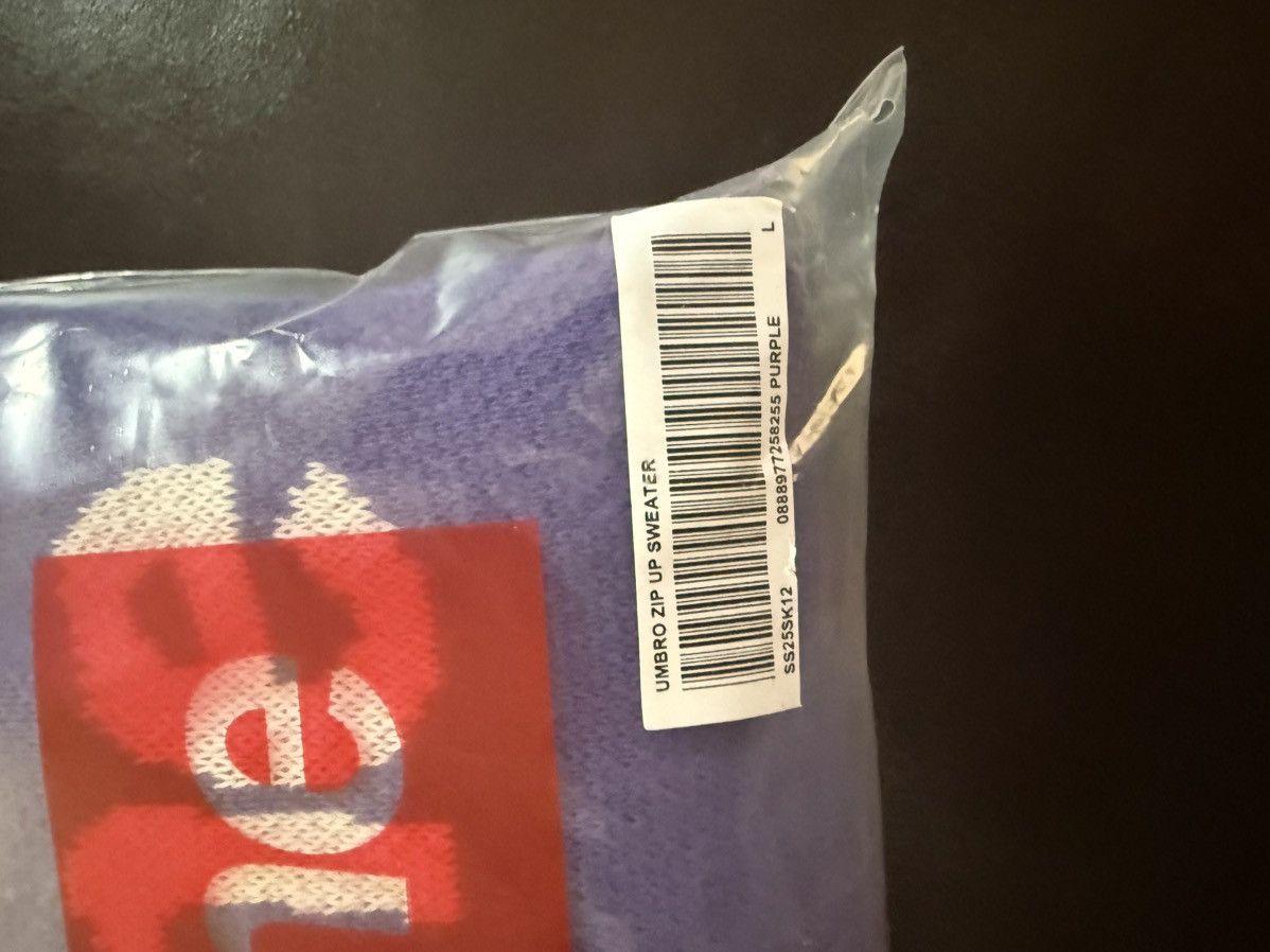Supreme SUPREME/UMBRO ZIP UP SWEATER Size US L / EU 52-54 / 3 - 7 Thumbnail