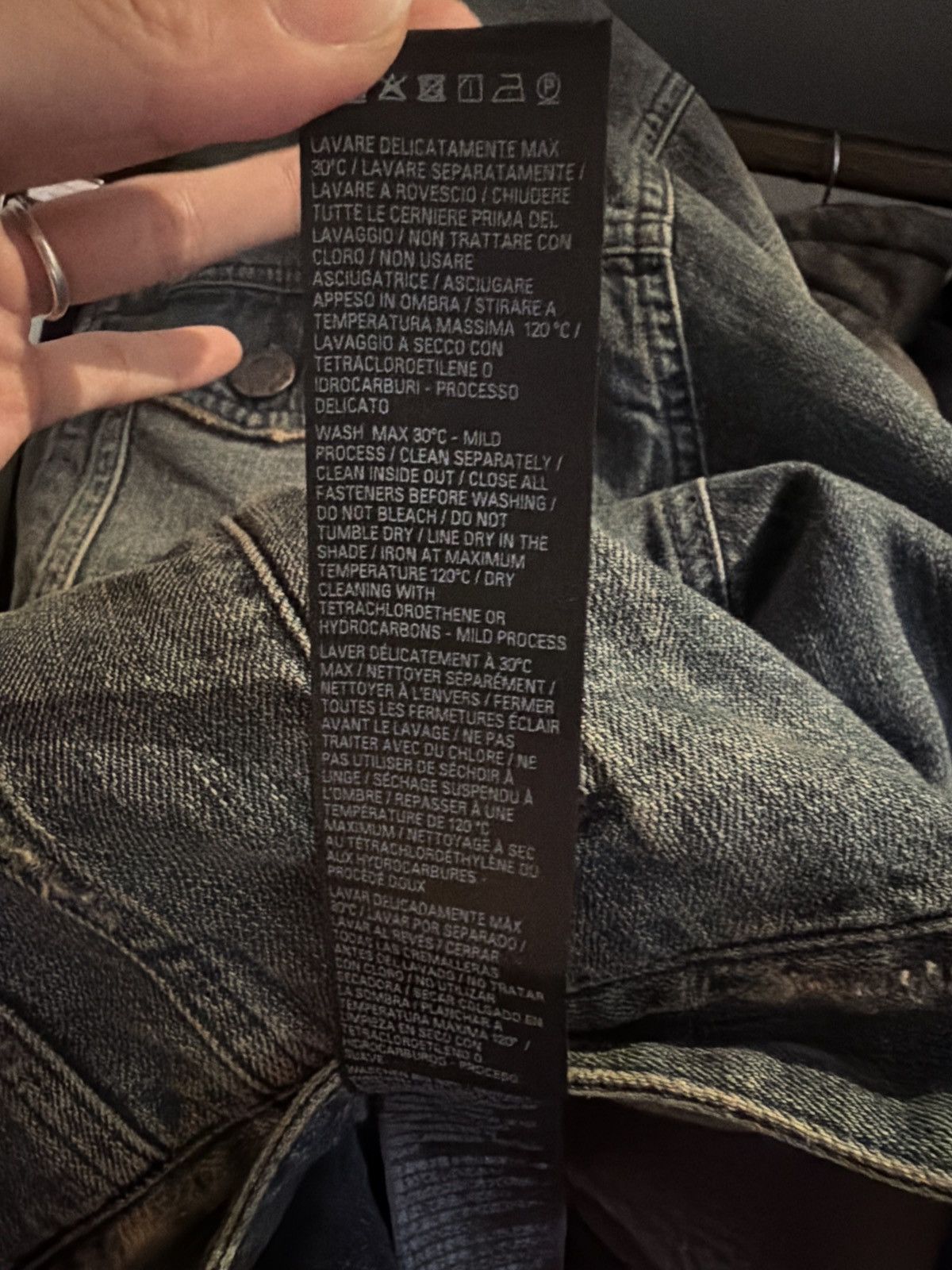 Balenciaga Balenciaga Layered Denim Hoodie Jacket Blue Size XS Size US S / EU 44-46 / 1 - 6 Thumbnail