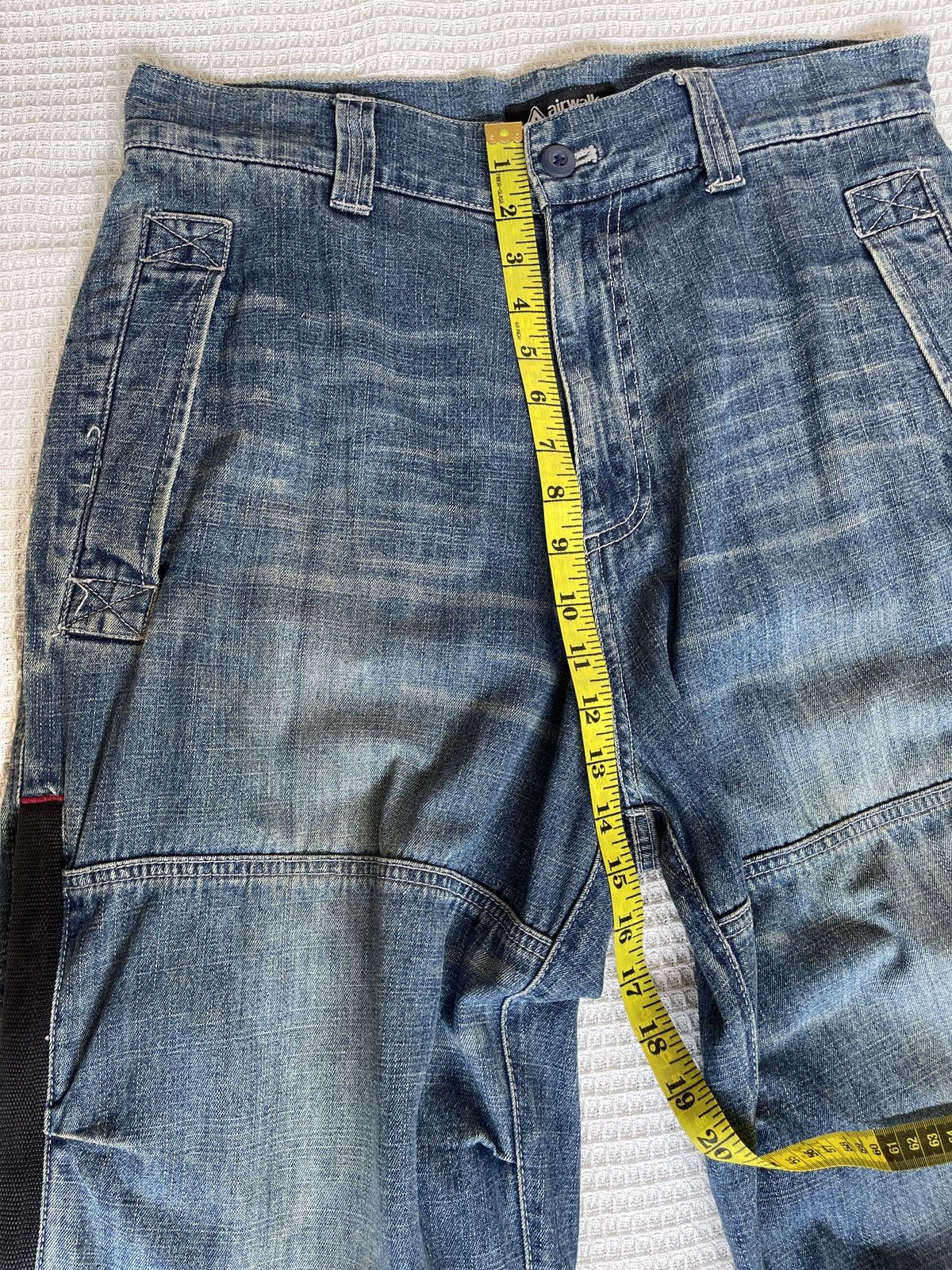 Airwalk Rare‼️Vintage’90s🔥AIRWALK🔥Wide Leg Baggy Cargo Jeans Size US 33 - 7 Thumbnail