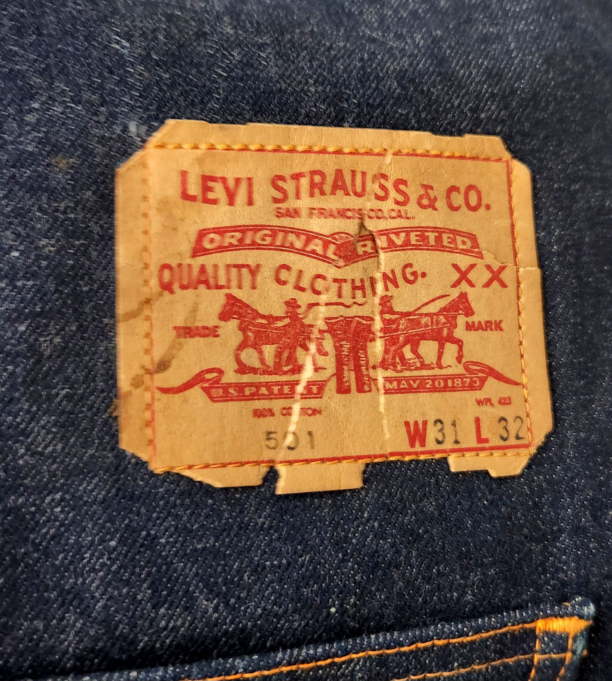 Levi's × Vintage Levi's 501 Now Designs San Francisco Vintage 70s backpack Size ONE SIZE - 14 Thumbnail