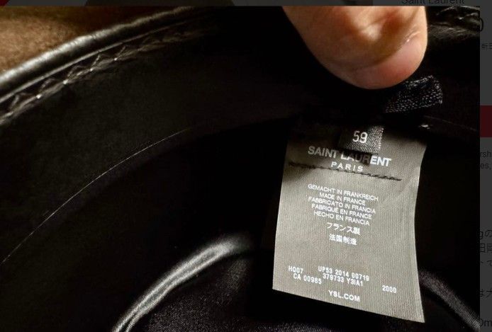 Saint Laurent Paris Saint Laurent Paris SS15 Feathered Hat Size ONE SIZE - 2 Thumbnail