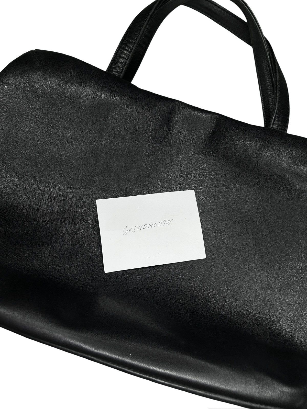Helmut Lang 90s Leather Handbag Size ONE SIZE - 13 Thumbnail