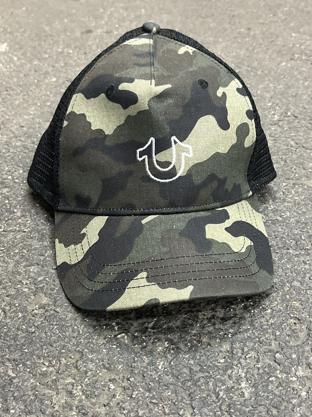 True Religion × Vintage True religion camo hat streetwear hype skater rare hip hop Size ONE SIZE - 4 Thumbnail