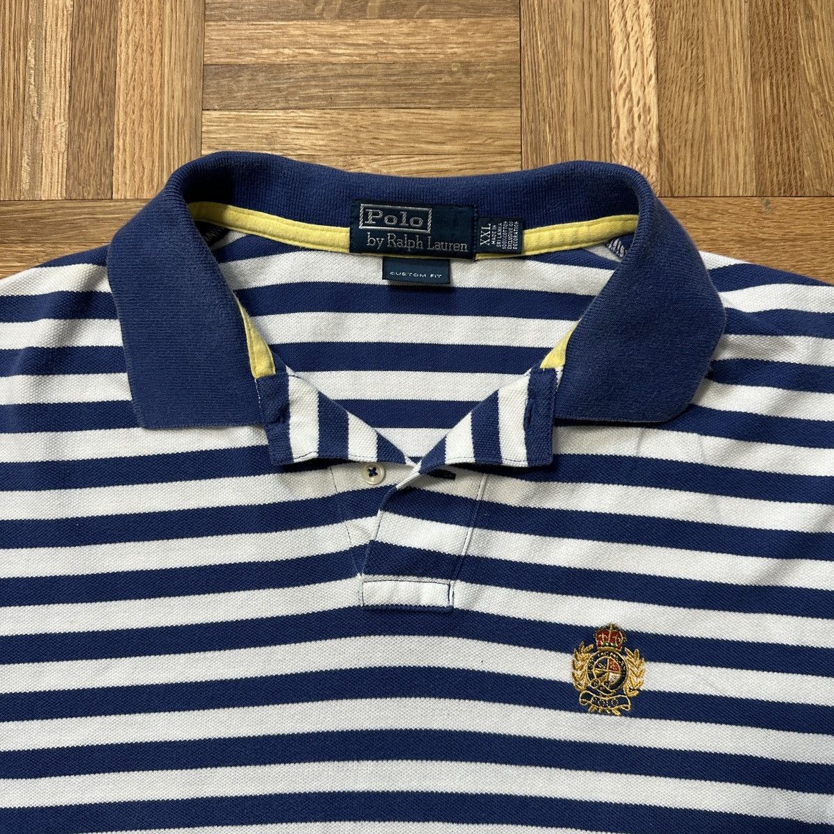 Polo Ralph Lauren Vintage Polo crest striped shirt Size US XXL / EU 58 / 5 - 3 Thumbnail