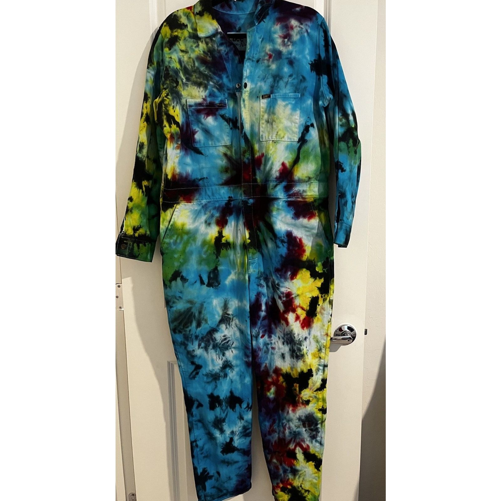 Lee Lee Union Alls Coveralls XL Tie Dye Workwear Jumpsuit Size US 40 / EU 56 - 1 Thumbnail