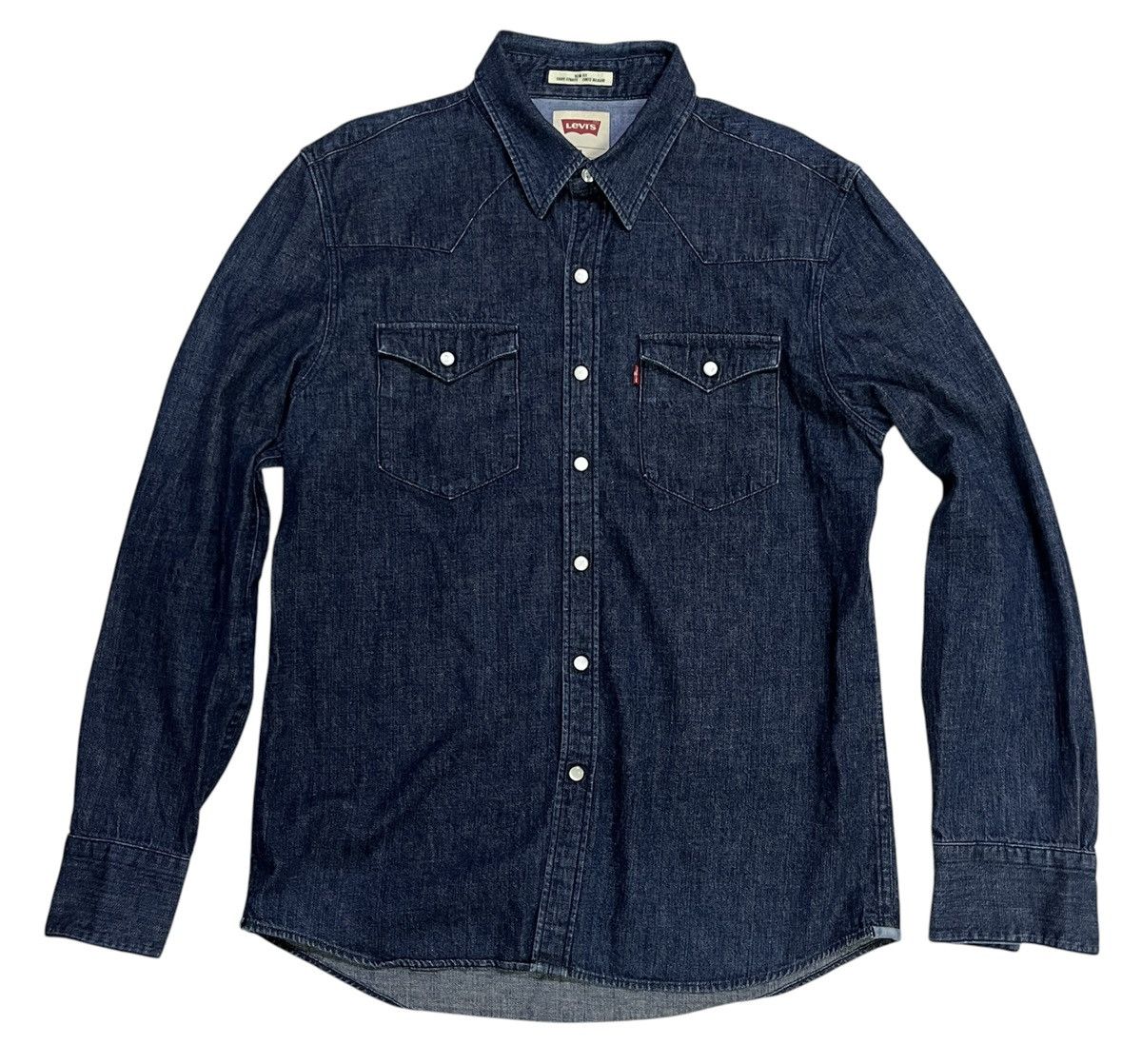 Levi's × Levi's Vintage Clothing × Vintage Levis Western Pocket Denim Shirt Size US S / EU 44-46 / 1 - 1 Thumbnail