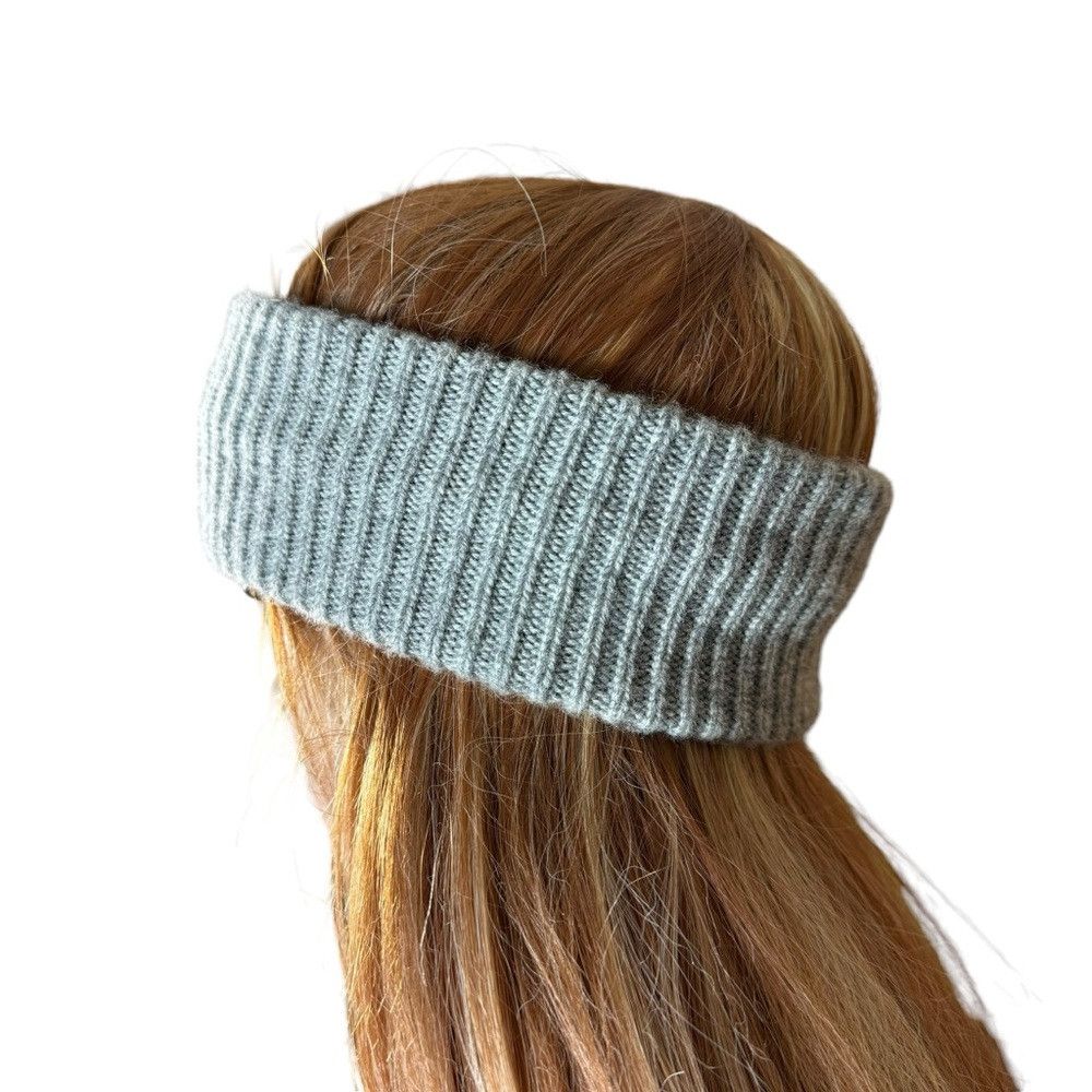 Vince Vince Wool Knit Grey Headband Size ONE SIZE - 2 Thumbnail