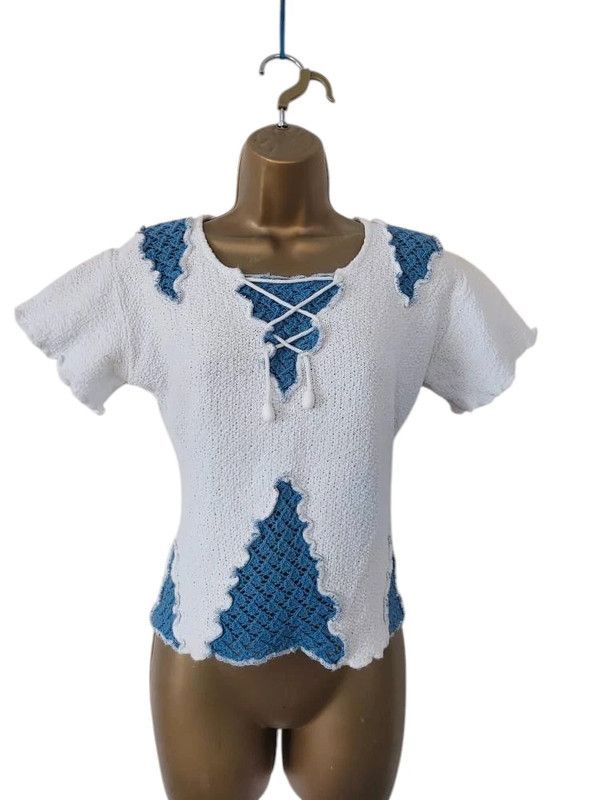 Vintage Vintage knitted top 10/12 Size M / US 6-8 / IT 42-44 - 1 Thumbnail