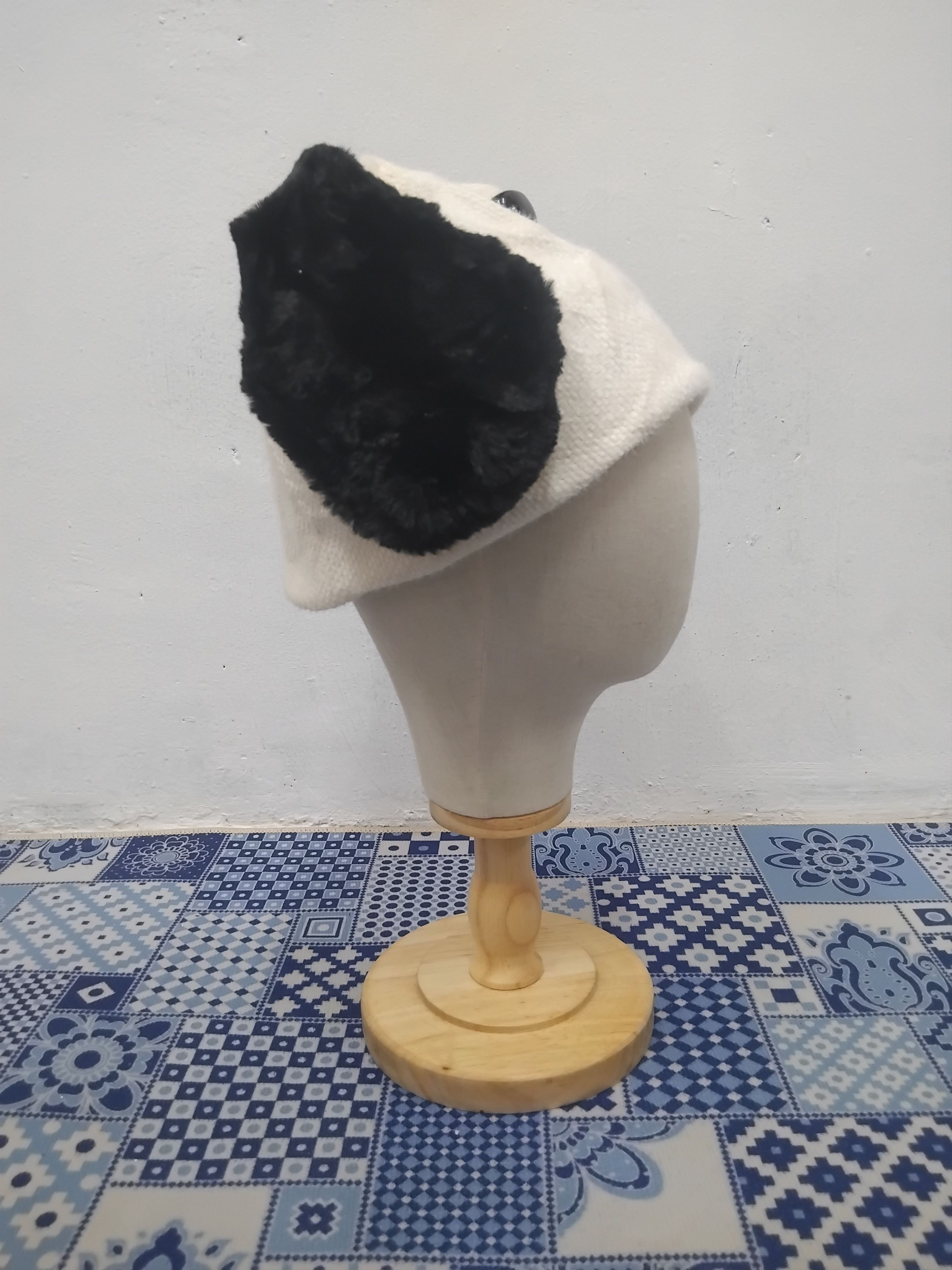Japanese Brand Bear ear flat beanie Size ONE SIZE - 7 Thumbnail