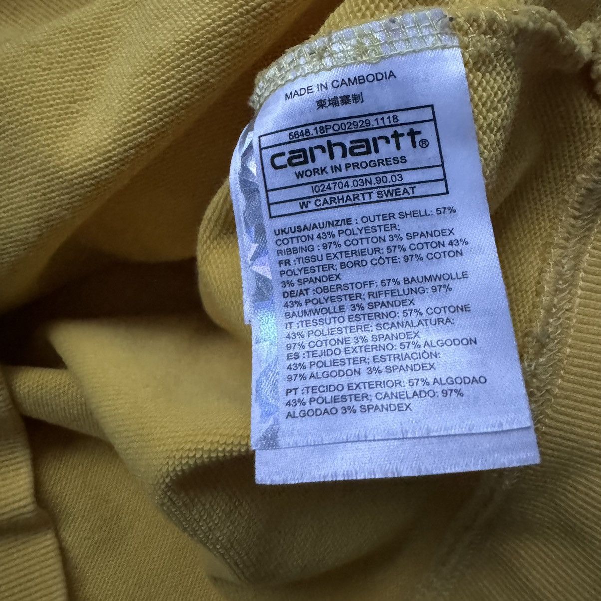 Carhartt × Carhartt Wip Carhartt Sweatshirt Size US S / EU 44-46 / 1 - 3 Thumbnail