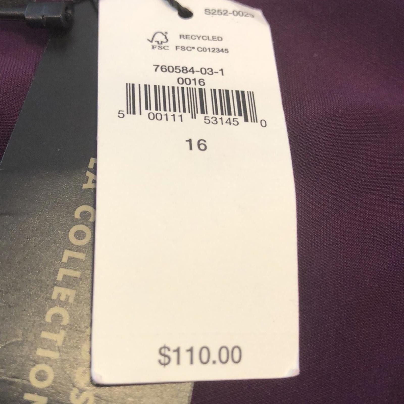 Other Banana Republic Factory Purple maxi dress trappy Plus SZ 16 Size XXL / US 16-18 / IT 52-54 - 10 Thumbnail