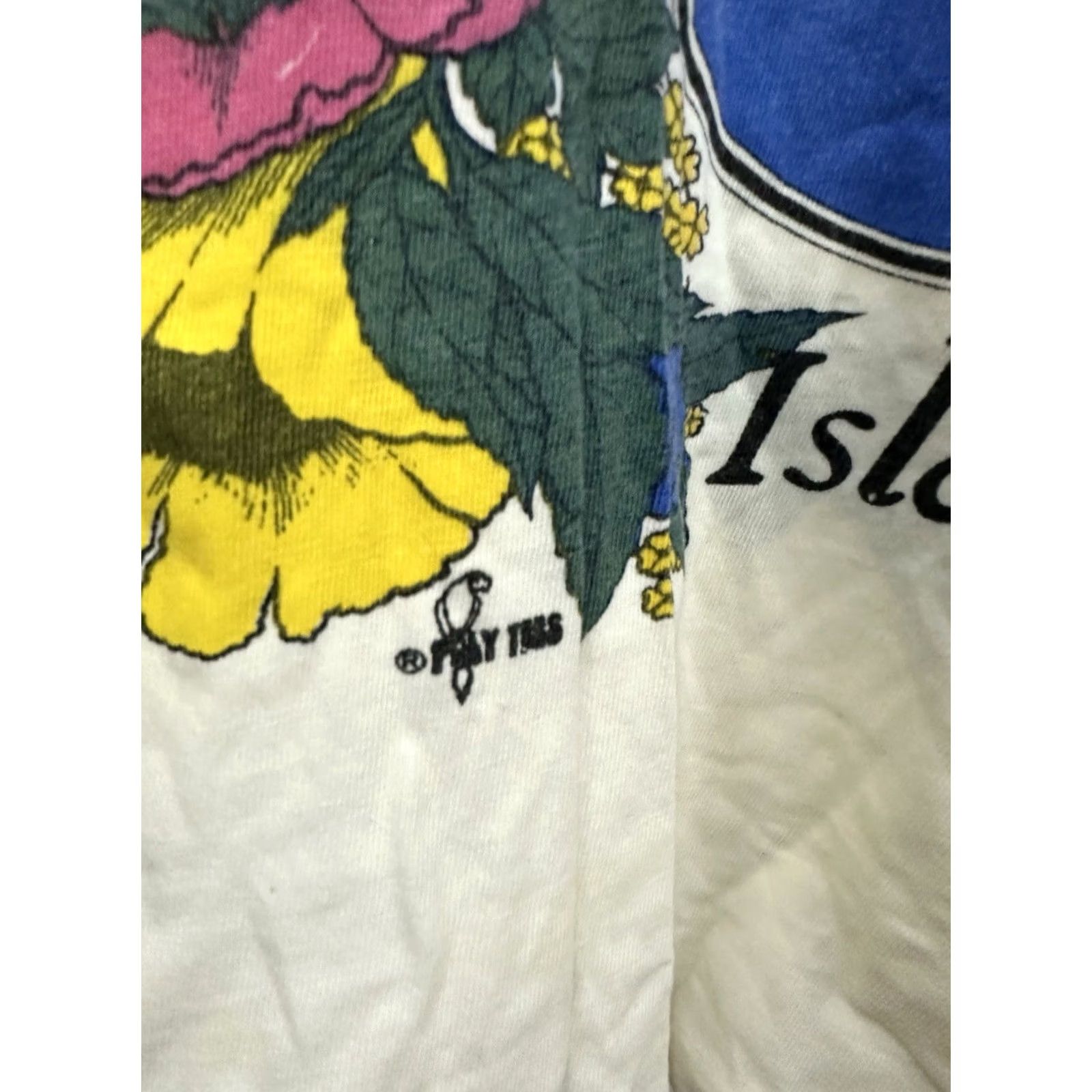 Doublet VTG 70s Poly Tees Hawaiian Islands Surf Tank Top Shirt Double Sided Print Size M Shirt Mens White Beach Surf Wave 70s VTG Size US M / EU 48-50 / 2 - 3 Thumbnail