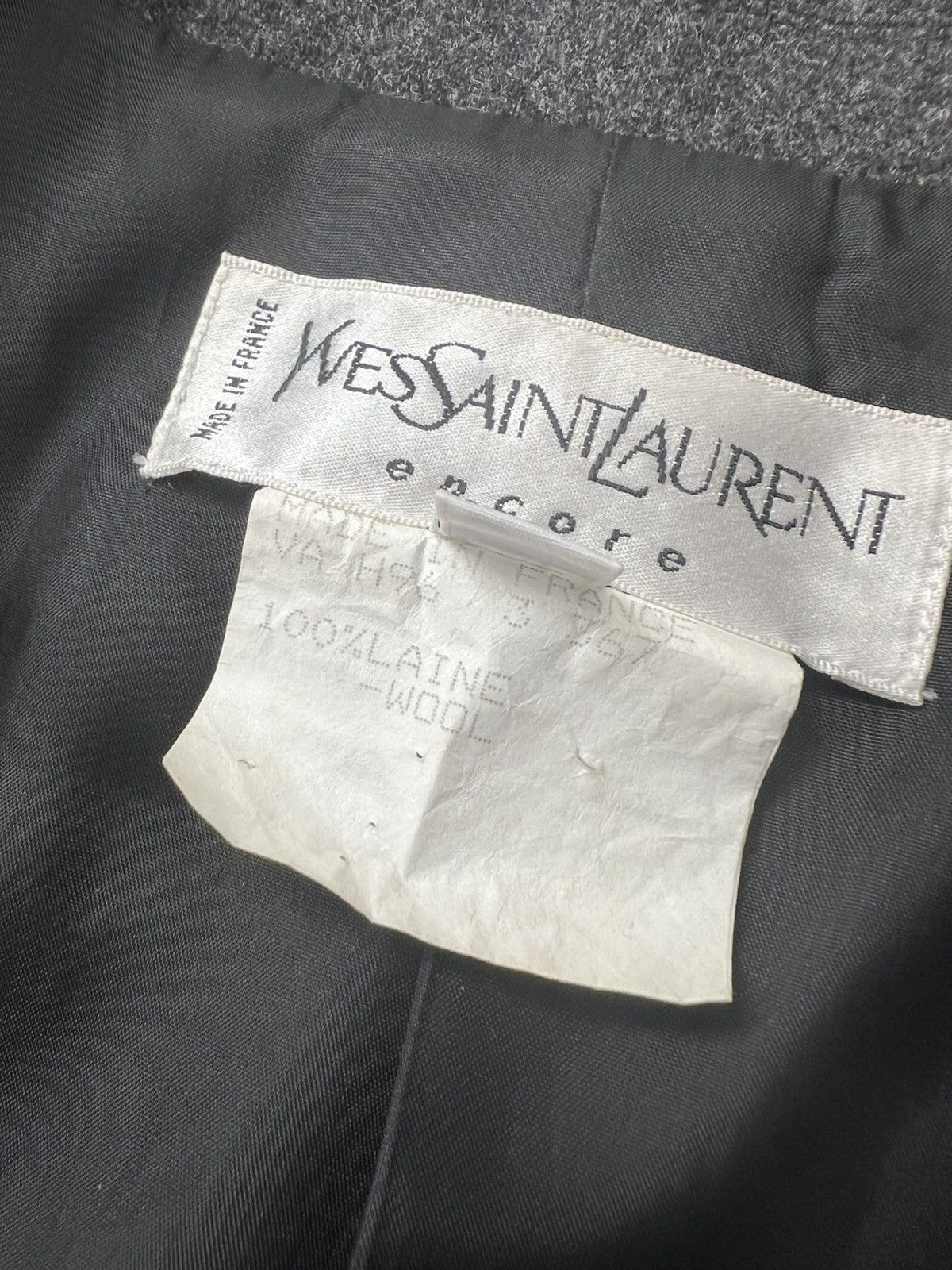 Vintage Yves saint laurent wool blazer jacket Size M / US 6-8 / IT 42-44 - 4 Thumbnail