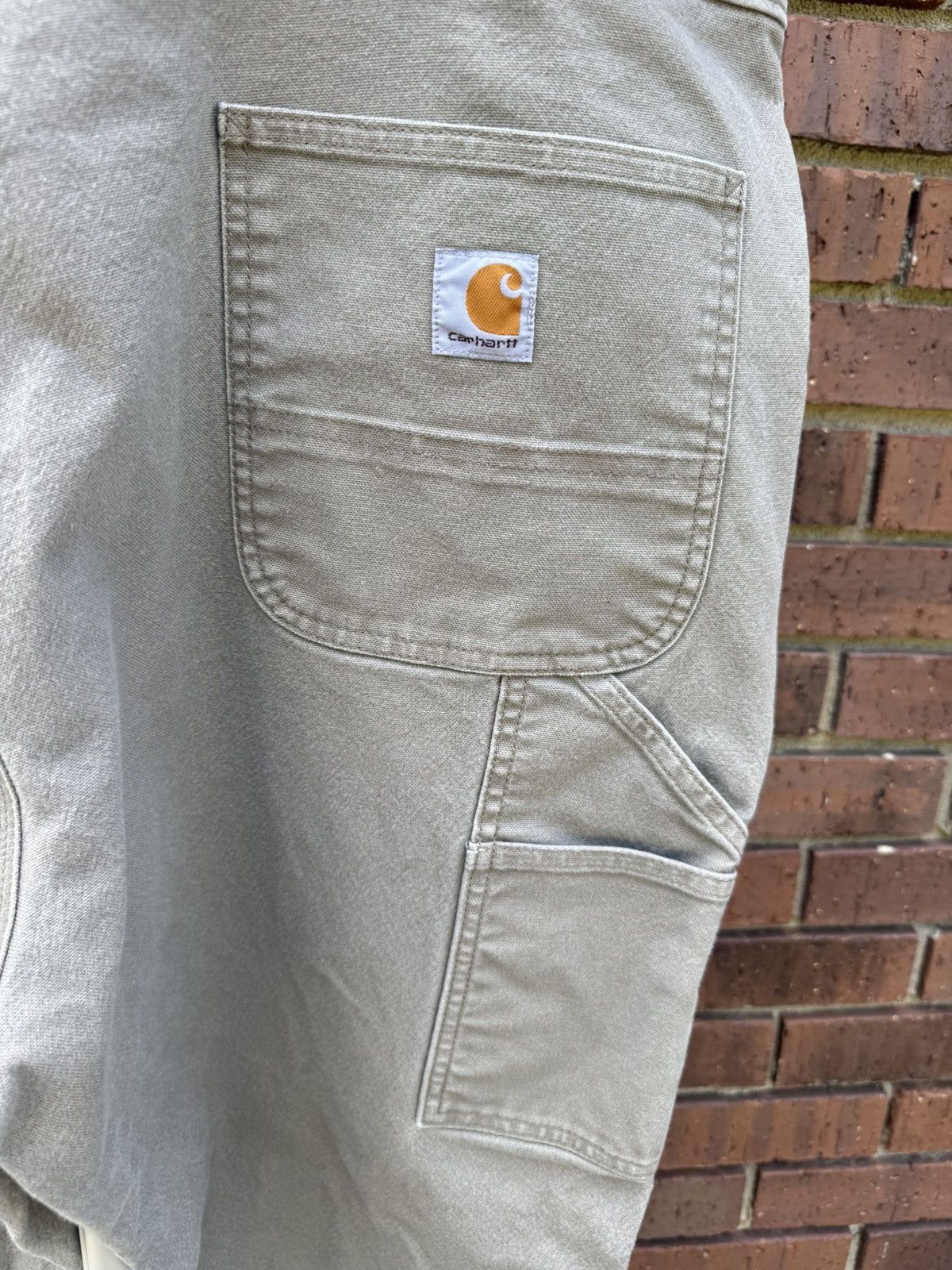Carhartt Carhartt Pants Beige Relaxed Fit Rugged Flex Utility Jeans Size US 44 / EU 60 - 6 Thumbnail