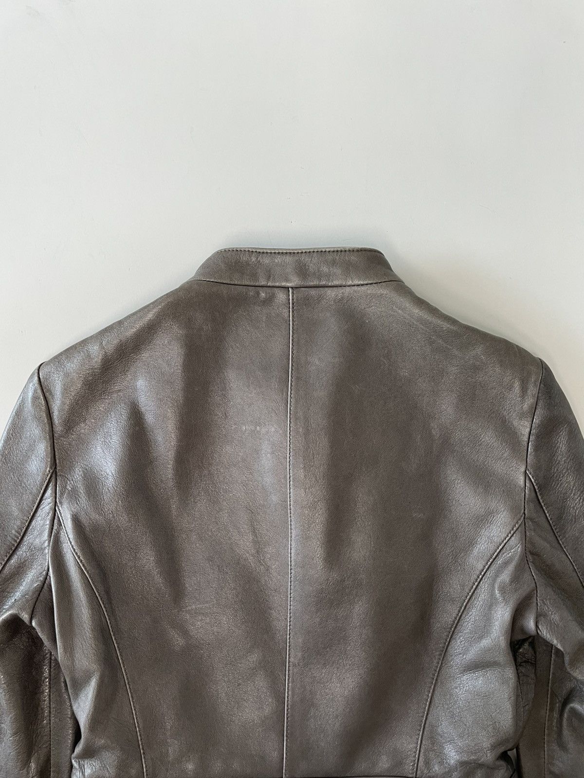 Prada Prada Leather Jacket with velcro straps Size S / US 4 / IT 40 - 4 Thumbnail