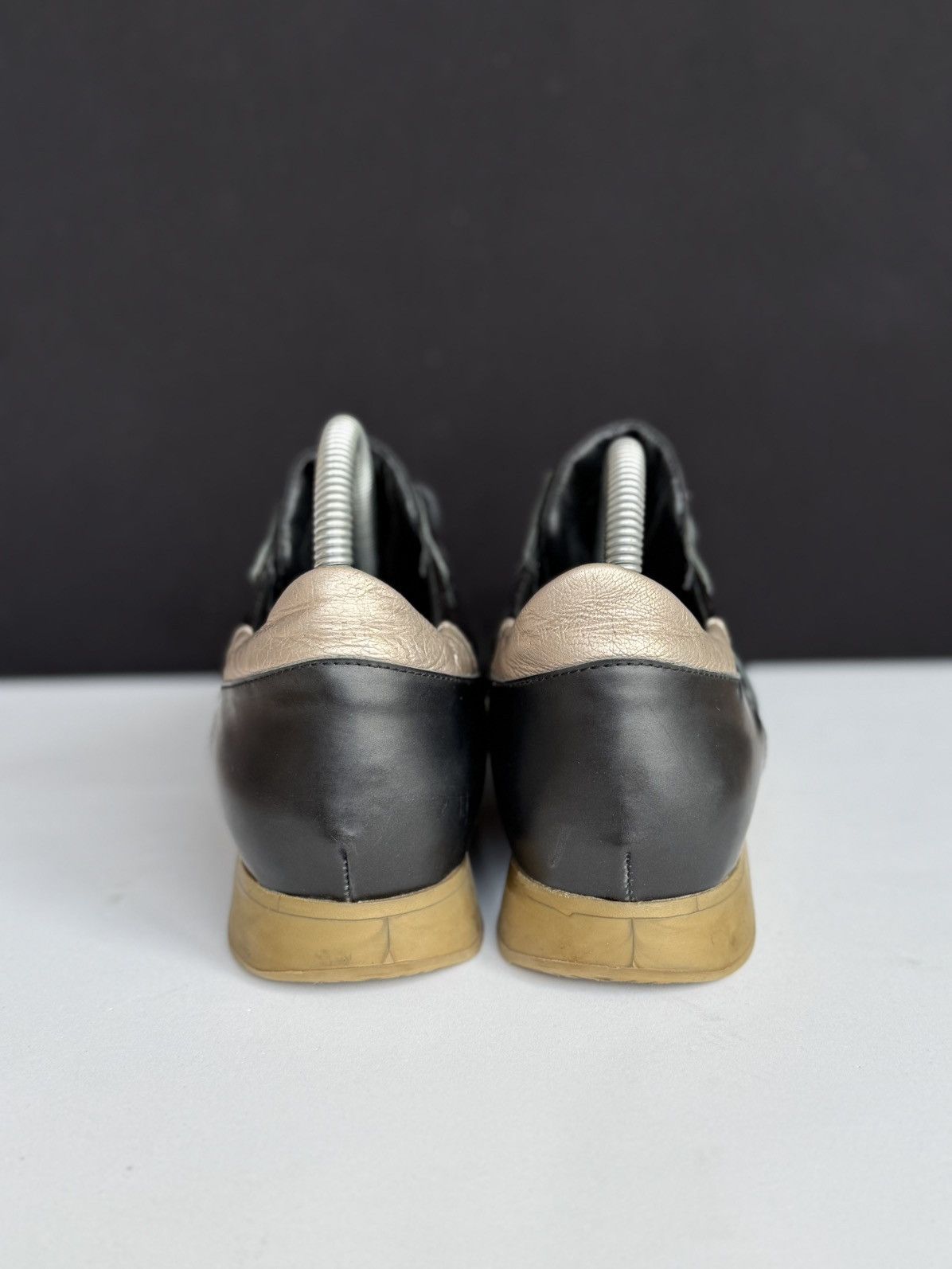 Puma Philippe Model Black Leather Sneakers size 39 Size US 9 / IT 39 - 8 Thumbnail