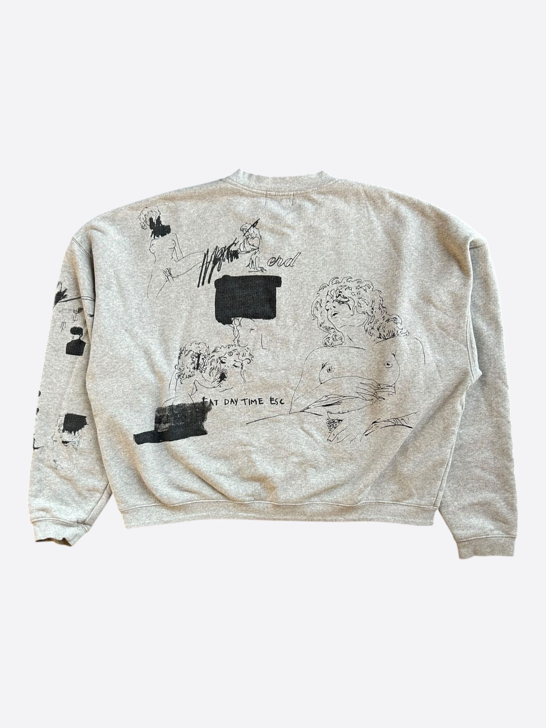 Enfants Riches Deprimes Enfants Riches Deprimes Grey Oceanic Graphic Sweater Size US XXL / EU 58 / 5 - 2 Thumbnail
