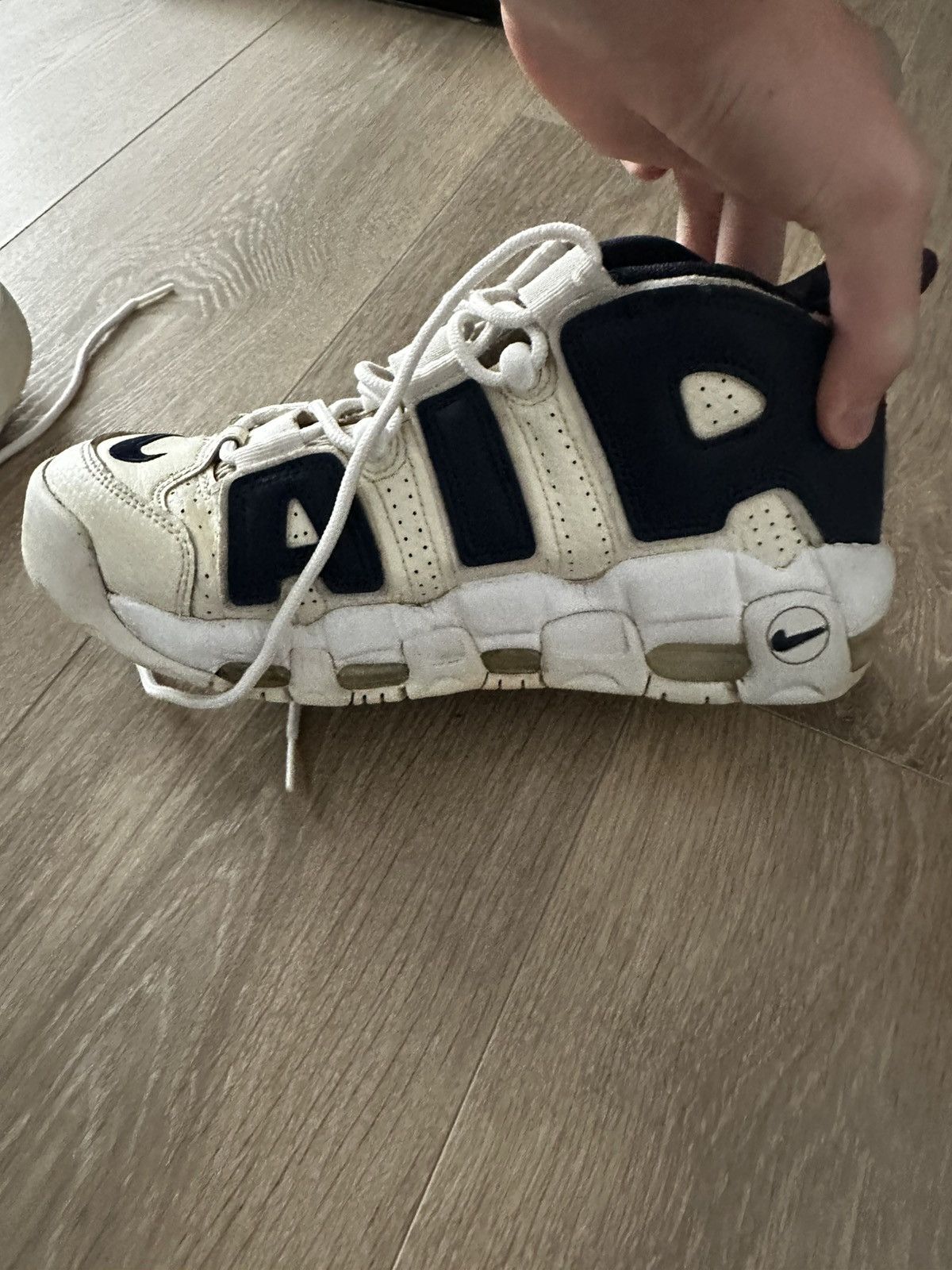 Nike Baskets Nike Air More Uptempo '96 Sail Navy Size US 8.5 / EU 41-42 - 4 Thumbnail