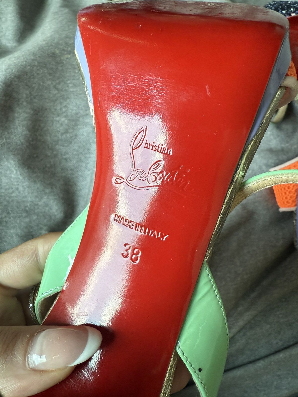 Christian Louboutin Platform Christian Louboutin Sandals Size US 8 / IT 38 - 5 Thumbnail
