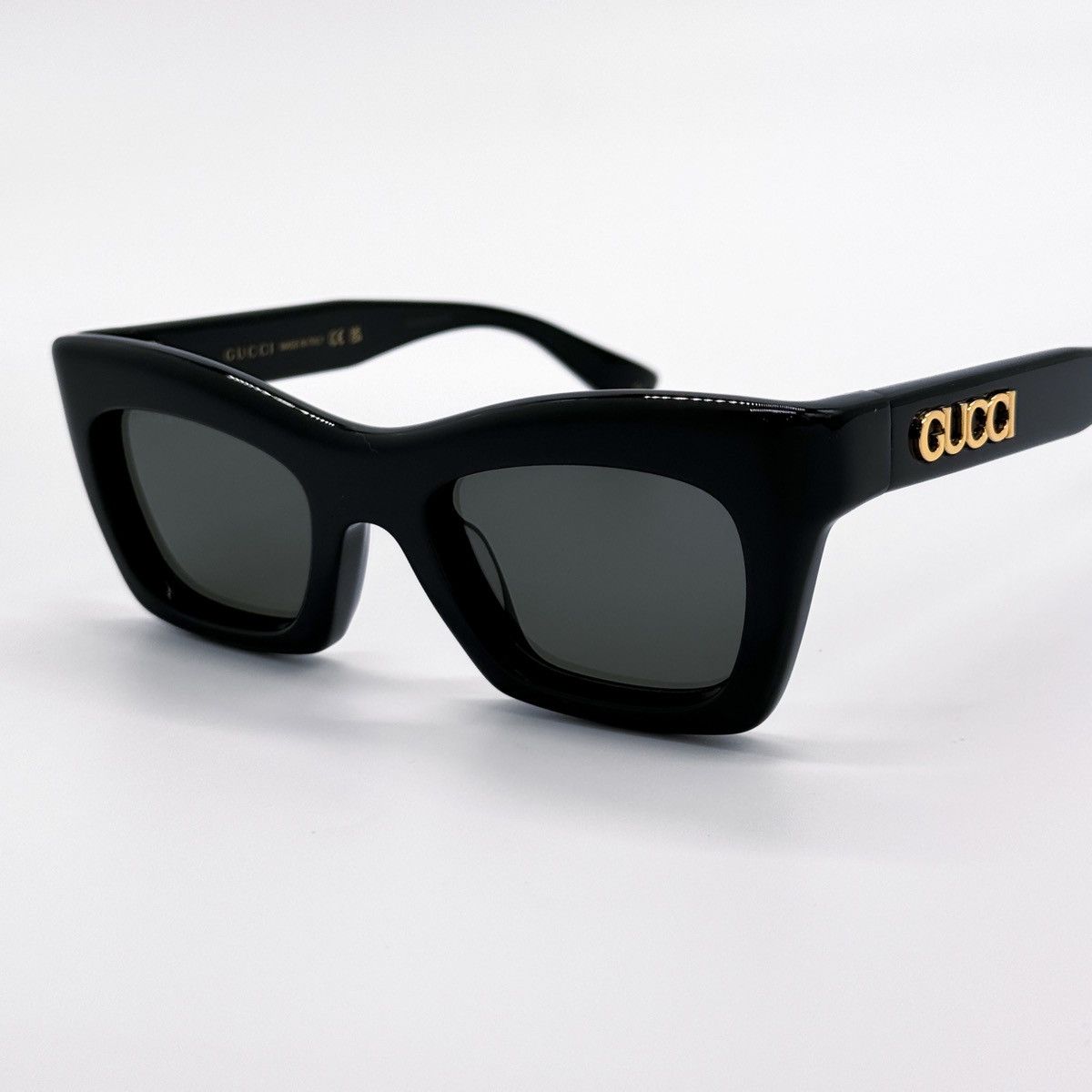 Gucci NEW GUCCI GG1773S 001 CAT EYE BLACK GREY WOMEN SUNGLASSES Size ONE SIZE - 6 Thumbnail