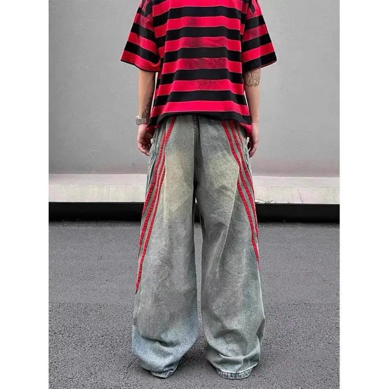 Japanese Brand × Jean Retro loose straight leg casual jeans Size US 32 / EU 48 - 2 Thumbnail
