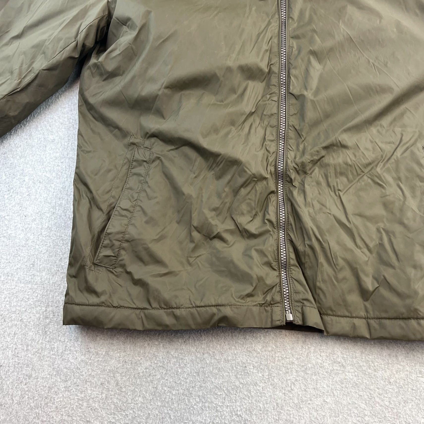 Lucky Brand Lucky Brand Jacket Mens L Green Hooded Full Zip Windbreaker Lightweight Coat Size US L / EU 52-54 / 3 - 6 Thumbnail