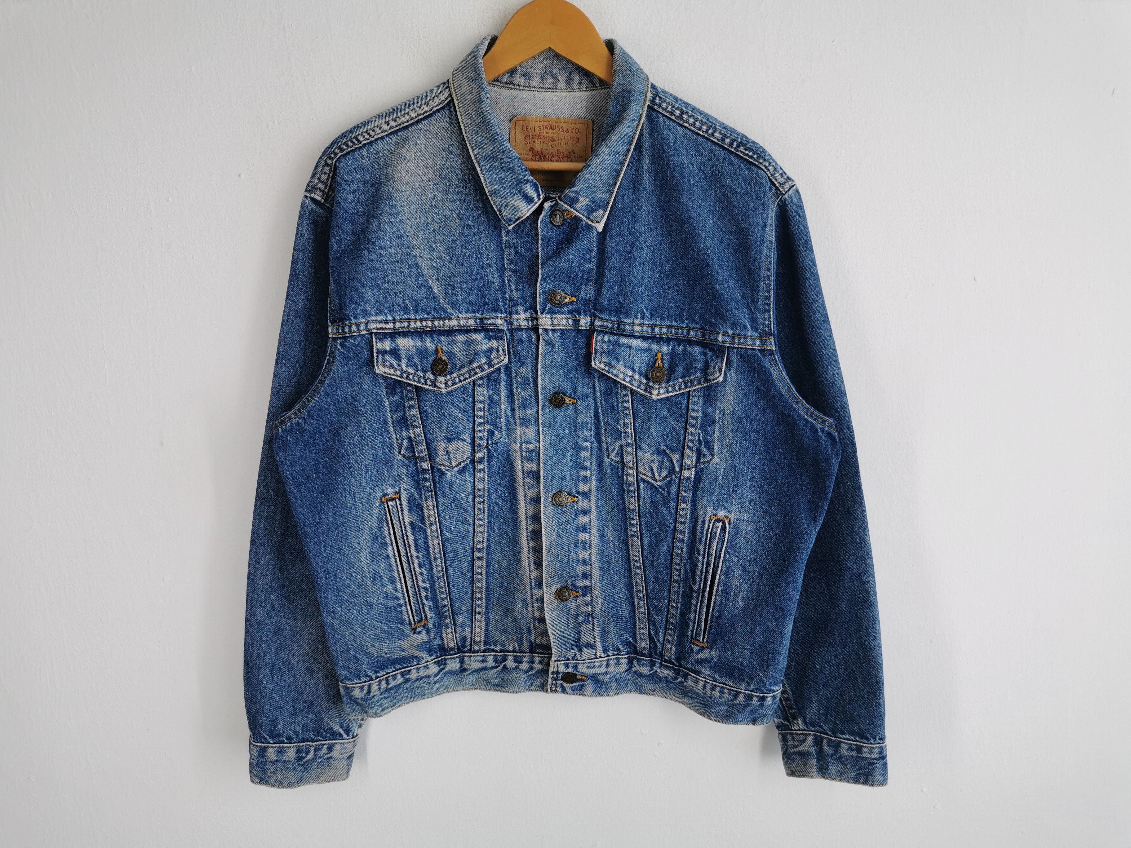 Levi's Vintage 90s Levis 70508-0217 Denim Jacket Made In USA Size L Size US L / EU 52-54 / 3 - 1 Thumbnail