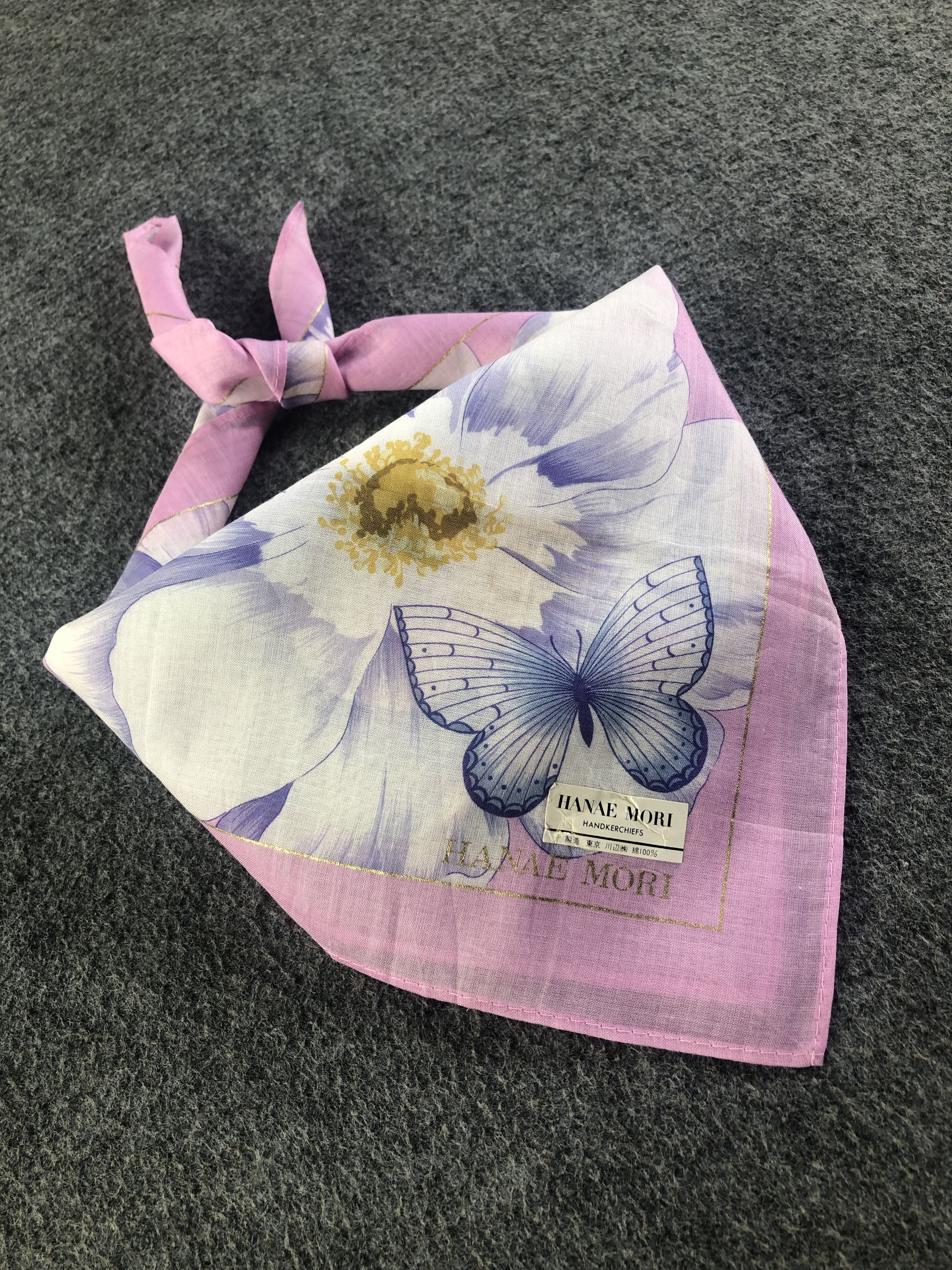 Hanae Mori Hanae Mori Handkerchief / Bandana / Neckerchief C518 Size ONE SIZE - 2 Thumbnail