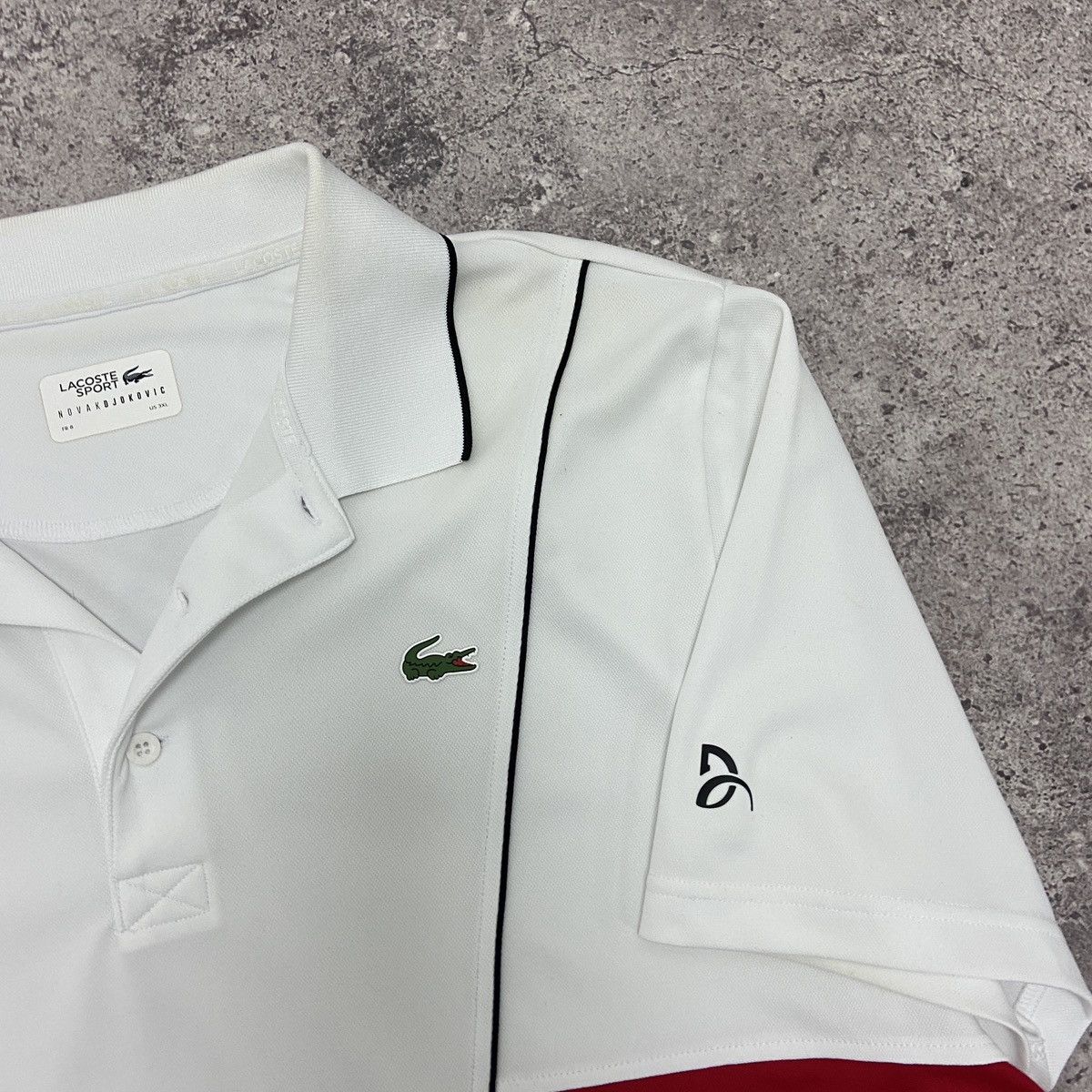 Lacoste Lacoste sport x Novak Djokovic Ultra Dry tennis polo 3XL tee Size US XXL / EU 58 / 5 - 6 Thumbnail