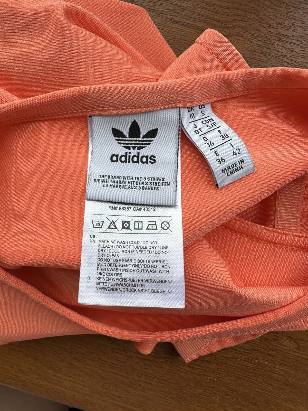 Adidas Adidas × Fiorucci Crop Top Built Sports Bra Peach Size S Size S / US 4 / IT 40 - 7 Thumbnail