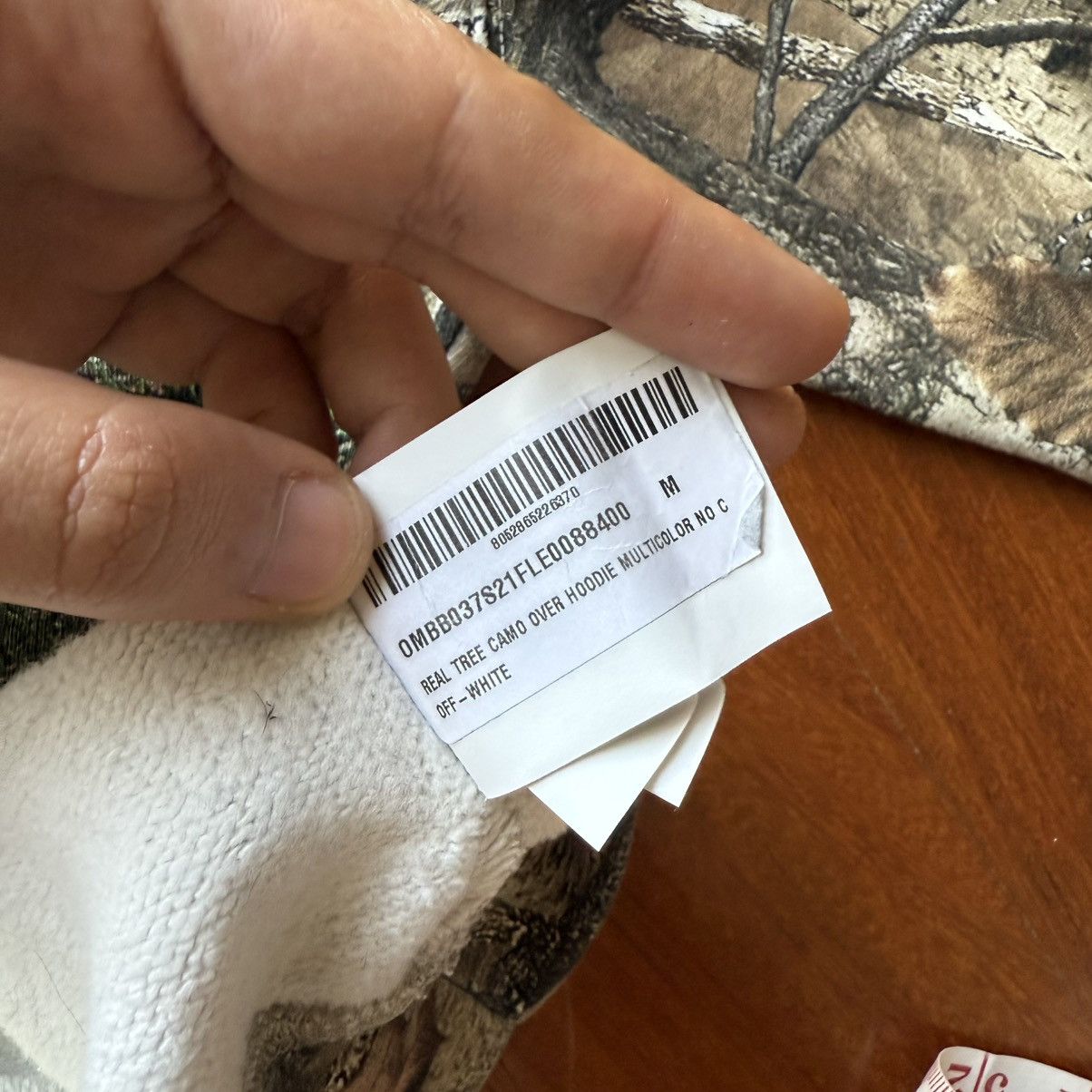 Off-White Off-White sample realtree cammo boxy fit hoodie size M Size US M / EU 48-50 / 2 - 8 Thumbnail