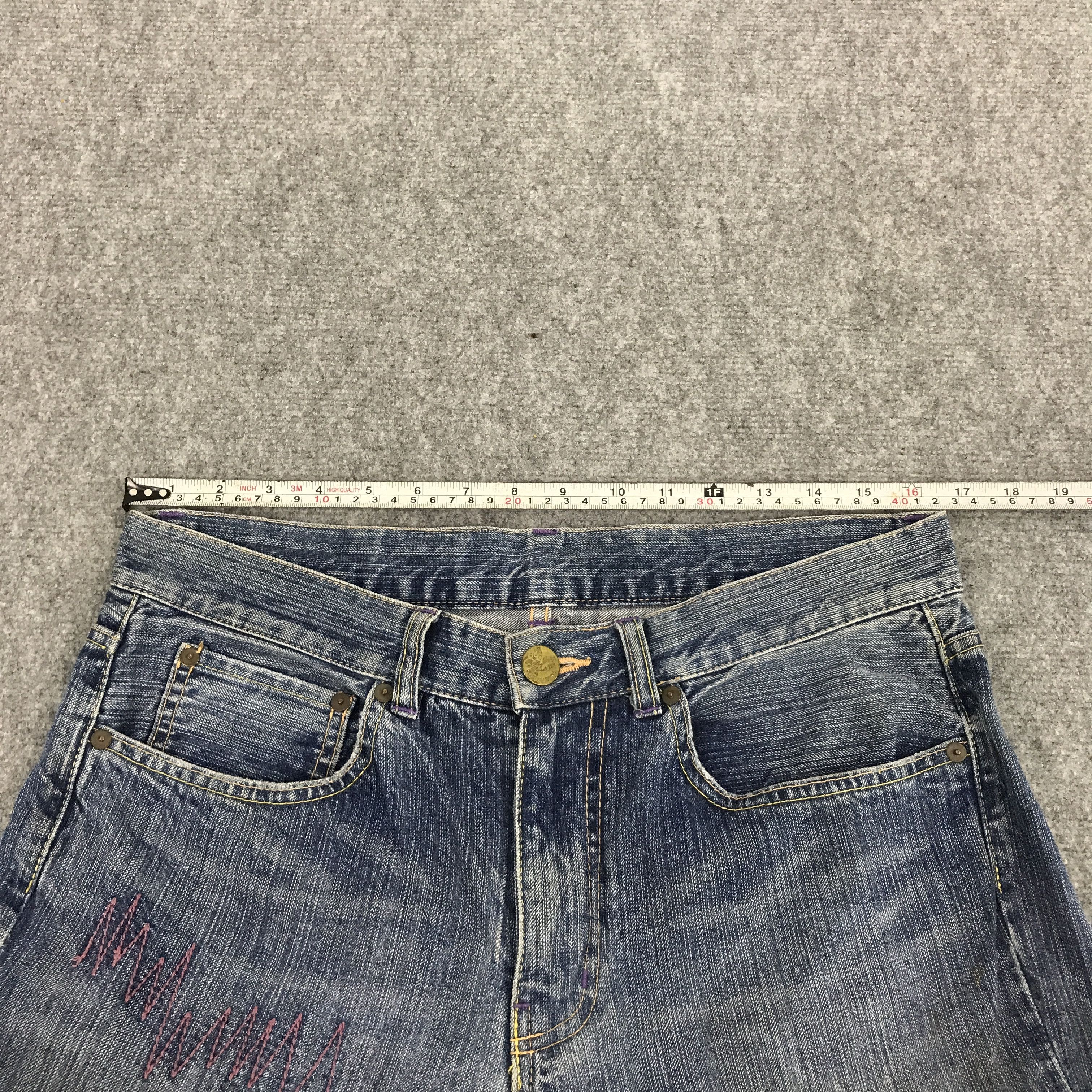 Japanese Brand japanese brand TK distressed design denim jean Size US 33 - 8 Thumbnail