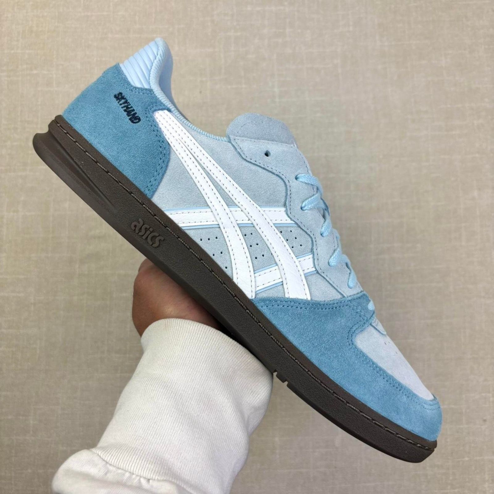 Asics 🦋 ASICS Skyhand OG “Light Blue White” 11.5M Size US 11.5 / EU 44-45 - 1 Thumbnail