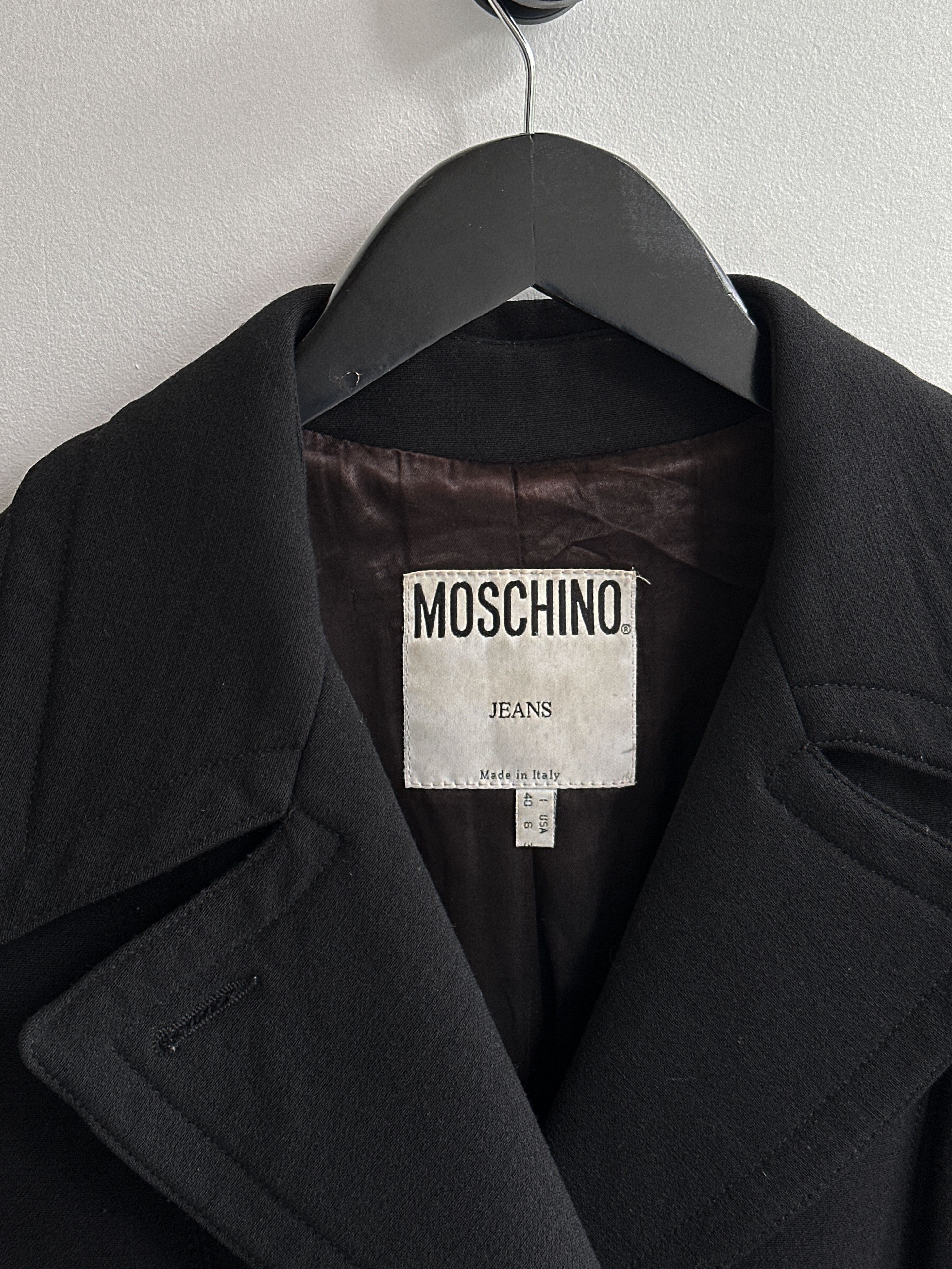 Moschino Moschino Wool Coat Jacket Size M / US 6-8 / IT 42-44 - 6 Thumbnail