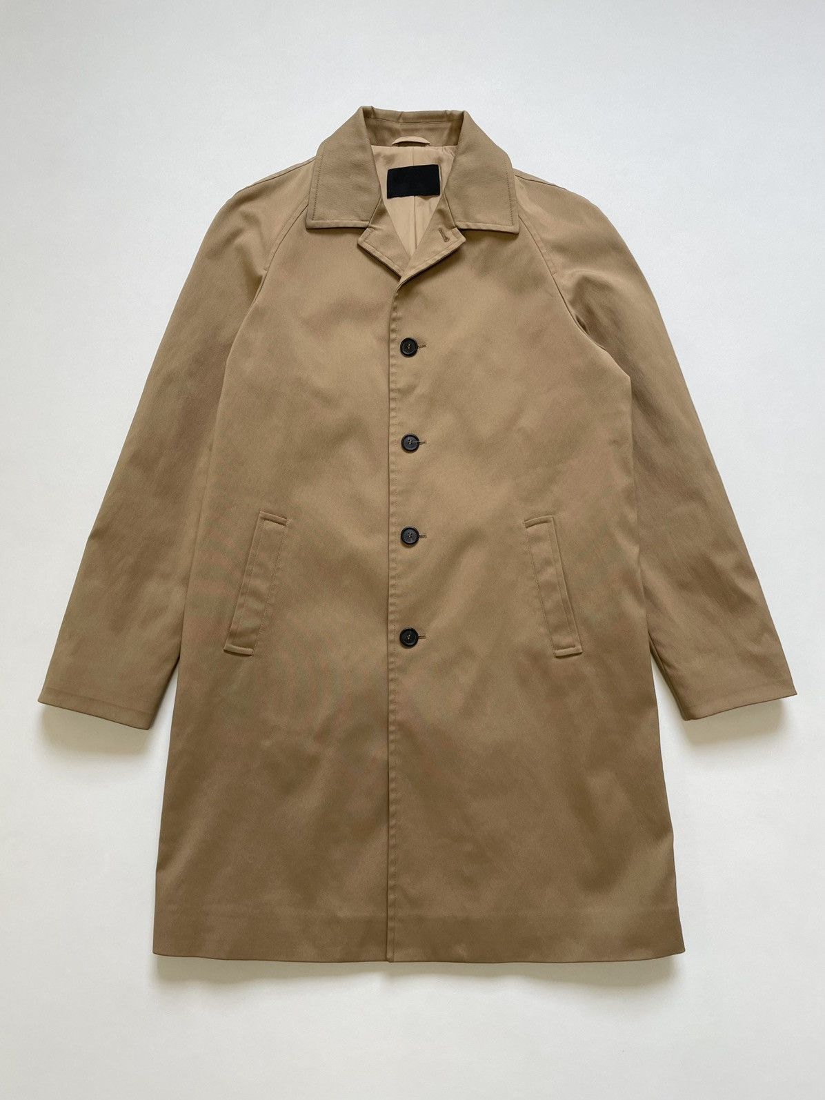 Prada Mid 2000s Tan Nylon Mac Jacket Size US L / EU 52-54 / 3 - 2 Thumbnail