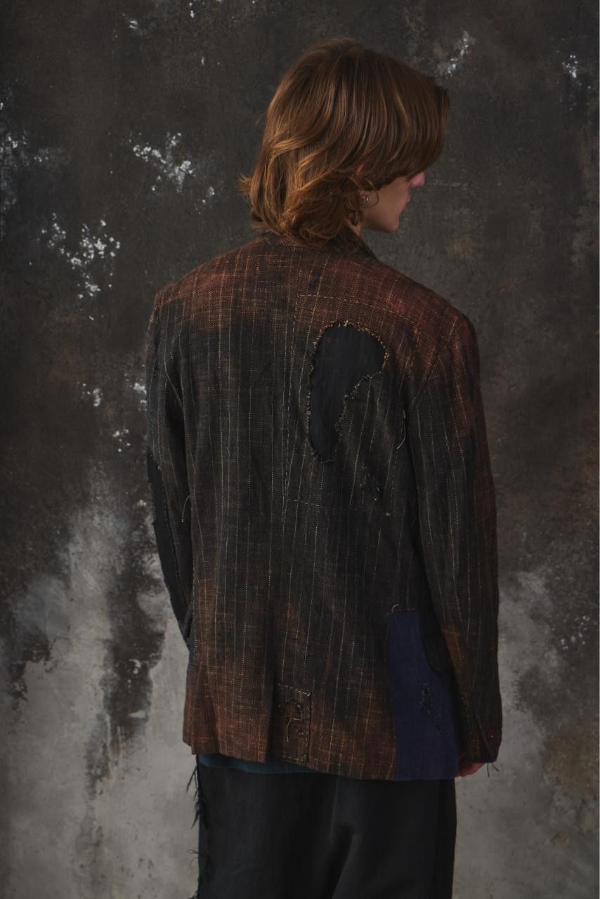 Archivio J.M. Ribot Archivio J.M. Ribot Handmade Distressed Patchwork Blazer Size US M / EU 48-50 / 2 - 8 Thumbnail