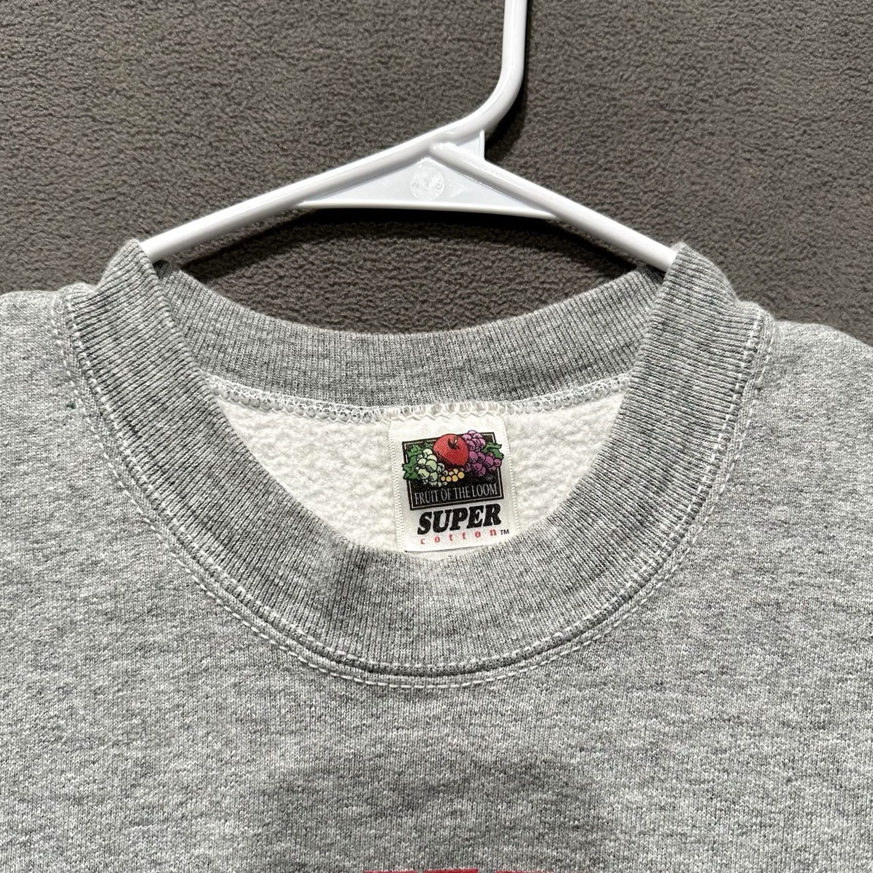 Fruit Of The Loom VINTAGE Fruit of the Loom Sweatshirt L Gray Crewneck Northview Football USA Size US L / EU 52-54 / 3 - 4 Thumbnail