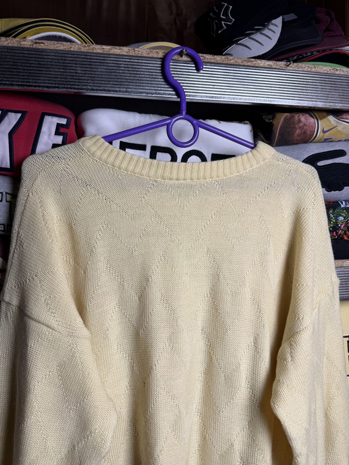 Lacoste Lacoste Vintage Sweater Knit Casual Yellow 90s Hype Rare Size US M / EU 48-50 / 2 - 6 Thumbnail