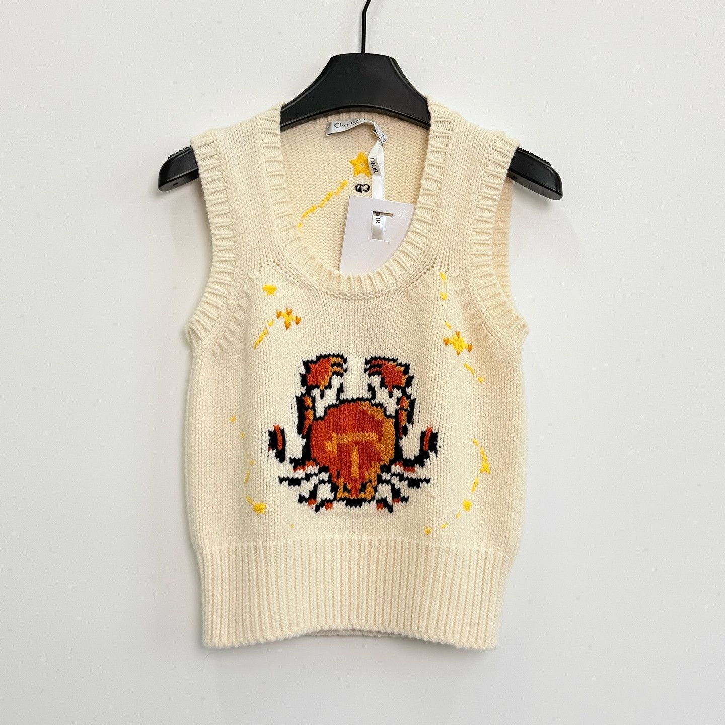 Dior Dior Animal Motif Knit Vest Size 36 Size XS / US 0-2 / IT 36-38 - 1 Thumbnail